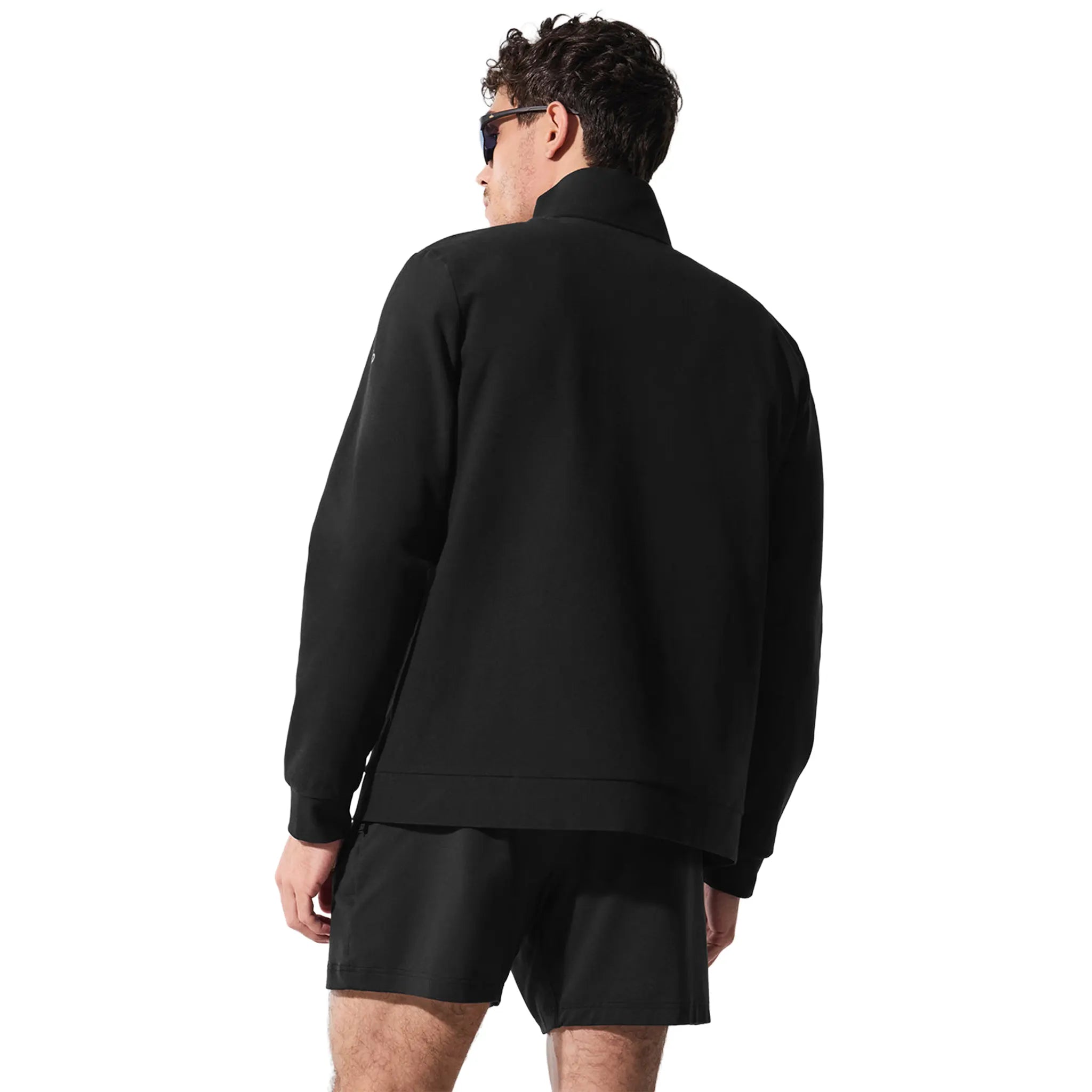 Back View of Alo Yoga Conquer Max Mock Neck Jacket