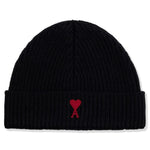 Ami Paris Red ADC Black Beanie Hat