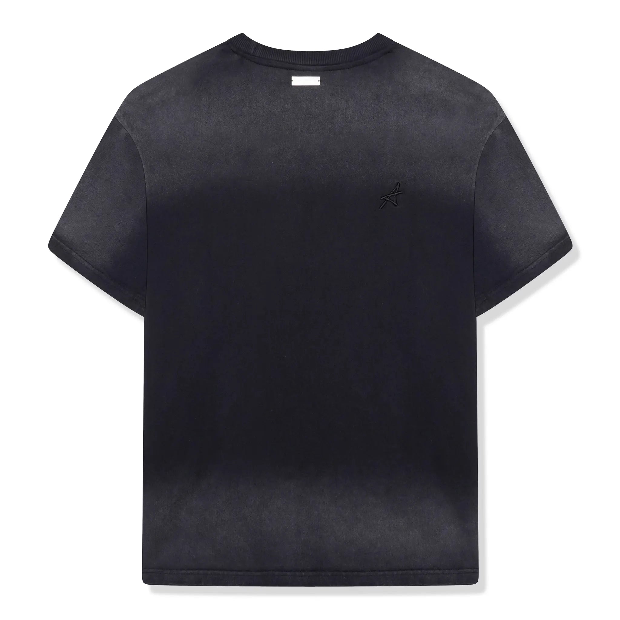 Back view of Amicci Levanto Washed Black T Shirt
