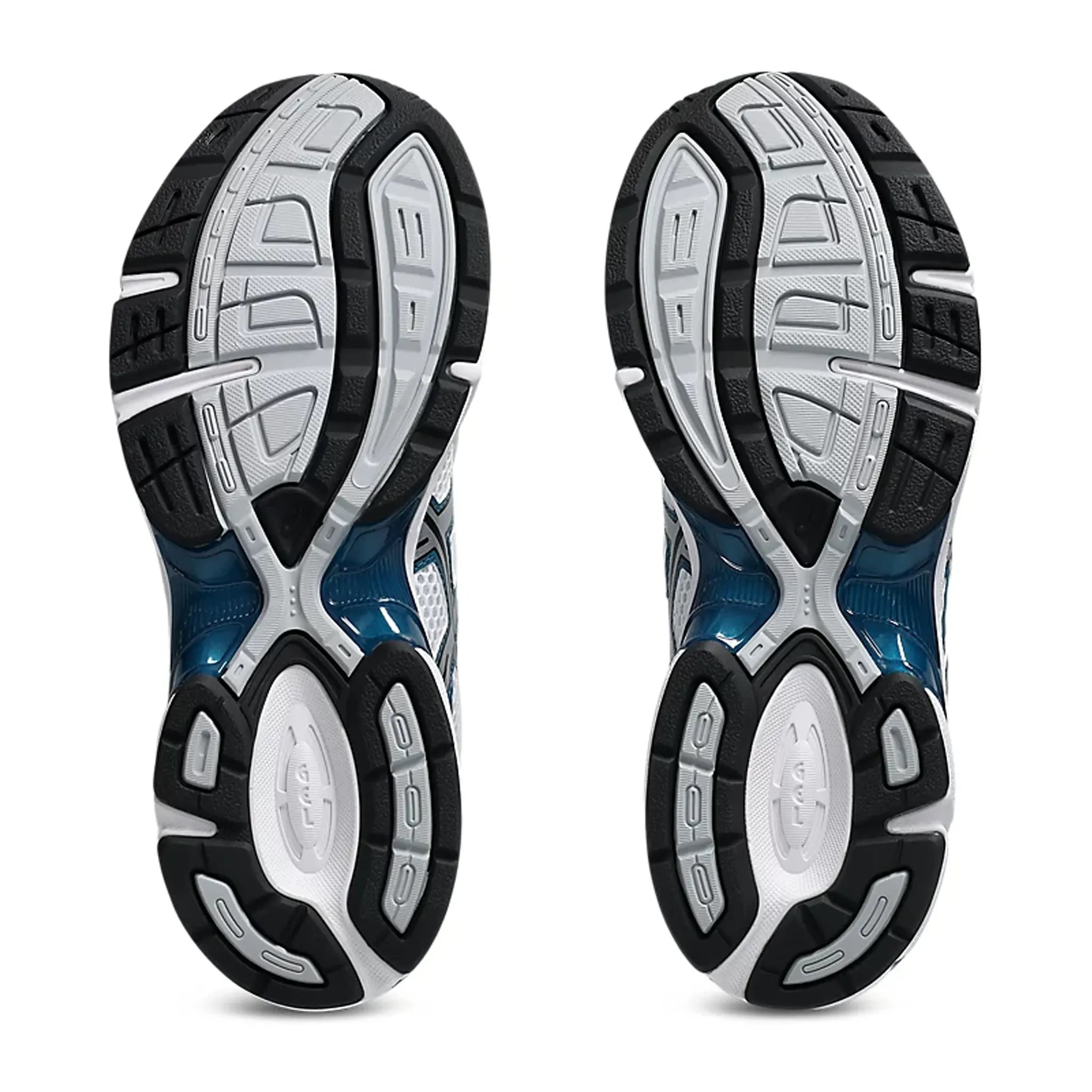 Sole View of Back View of ASICS Gel-1130 Restful Teal White 1203A609-103