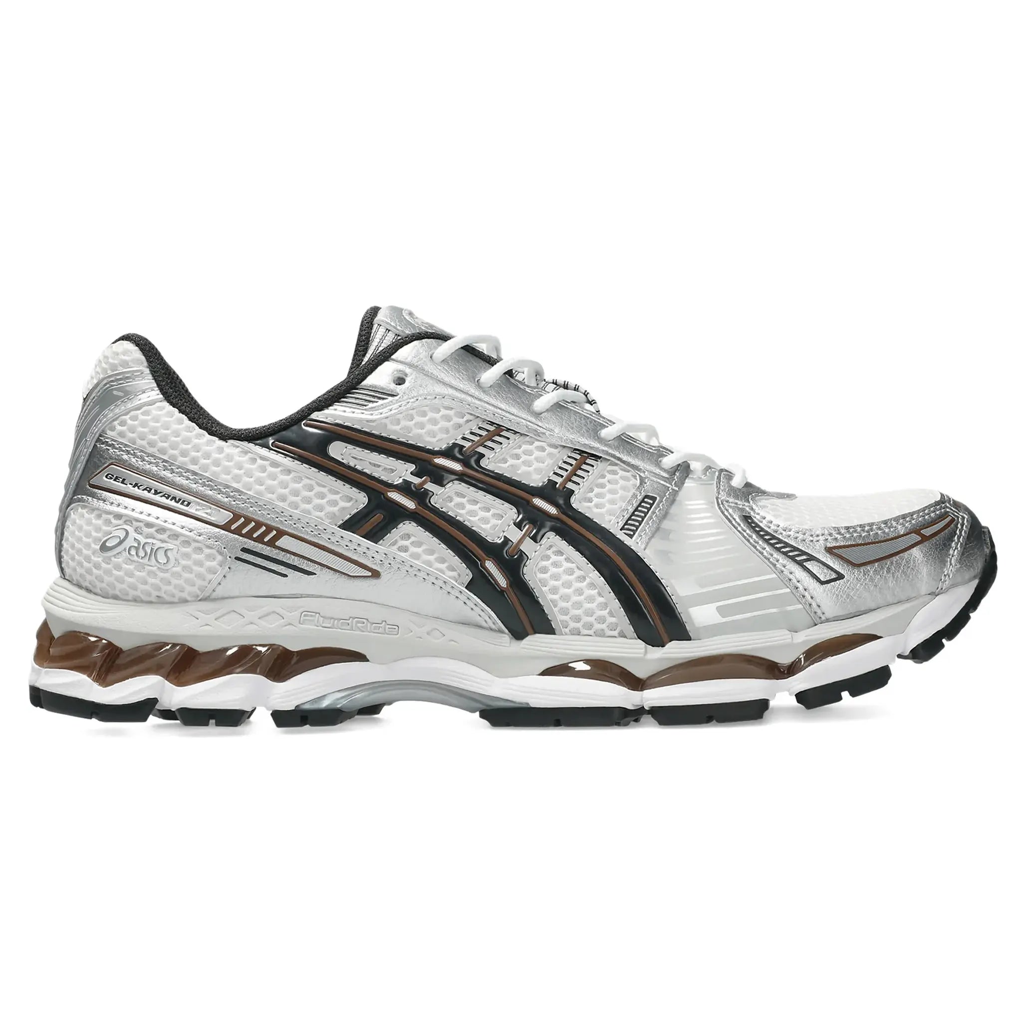 Side View of ASICS Gel-Kayano 12.1 White Graphite Grey 1203A759-104