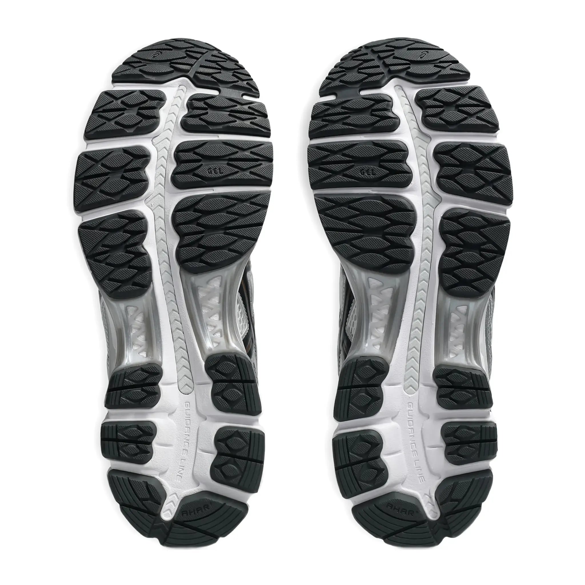 Sole View of ASICS Gel-Kayano 12.1 White Graphite Grey 1203A759-104