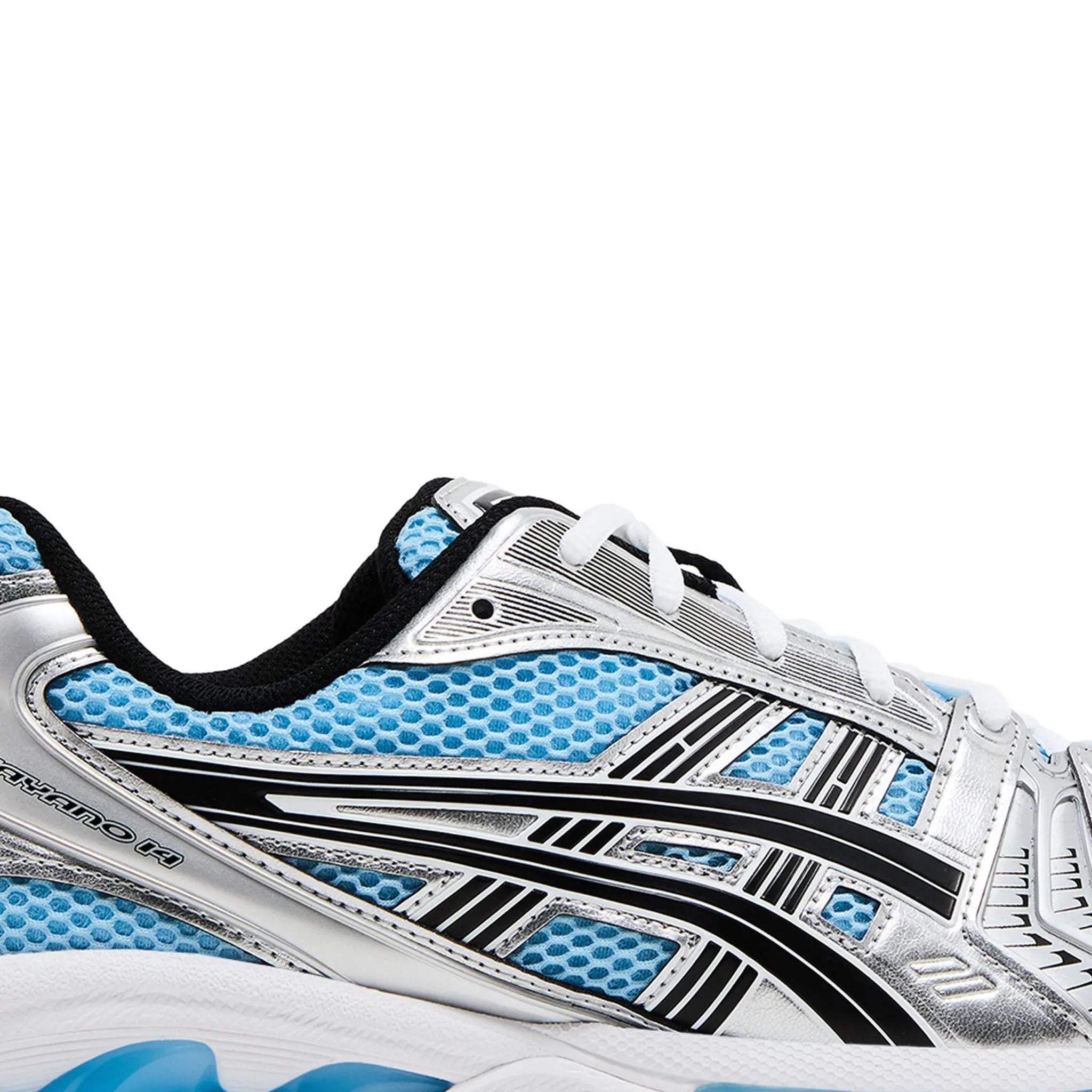 Detailed Side View of ASICS Gel-Kayano 14 Arctic Sky Pure Silver 1203A537-400