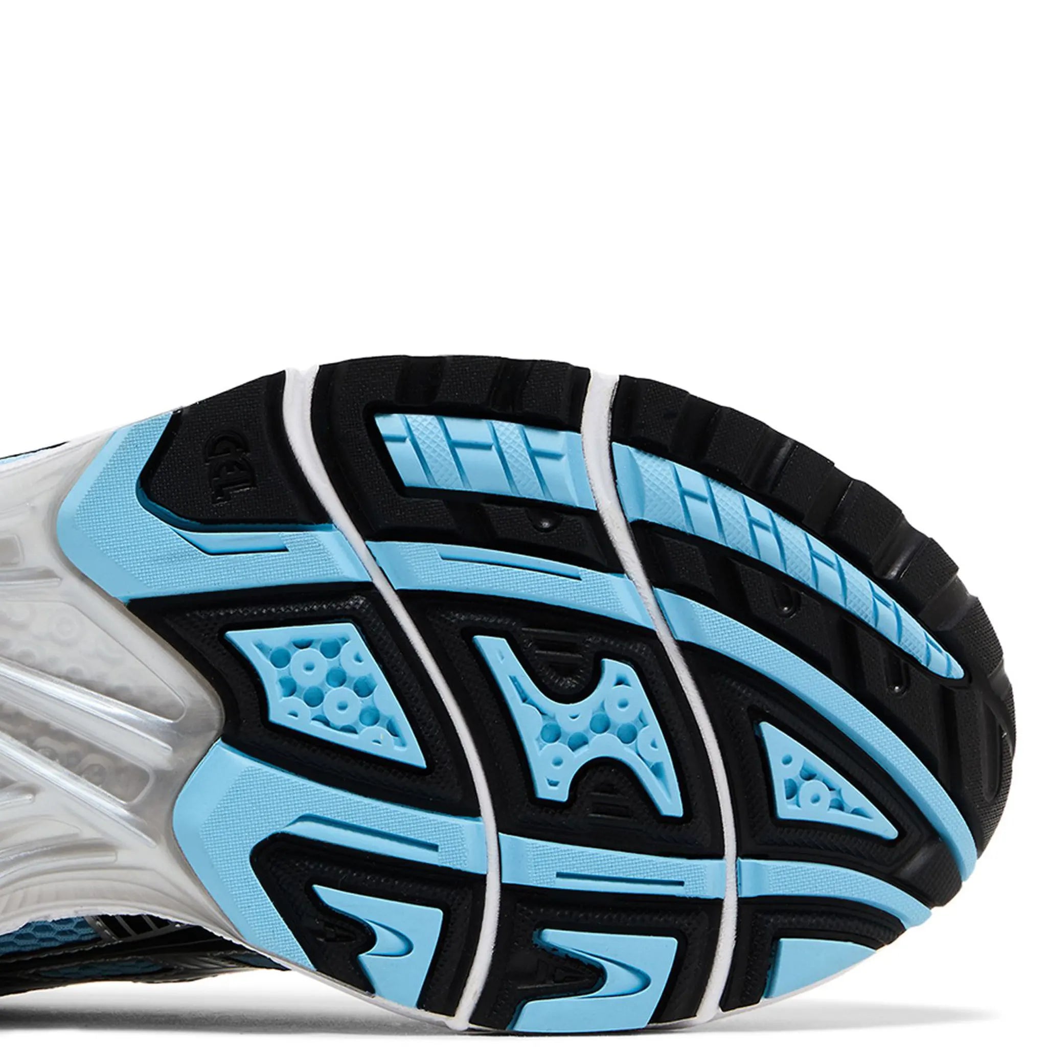 Detailed Sole View of ASICS Gel-Kayano 14 Arctic Sky Pure Silver 1203A537-400