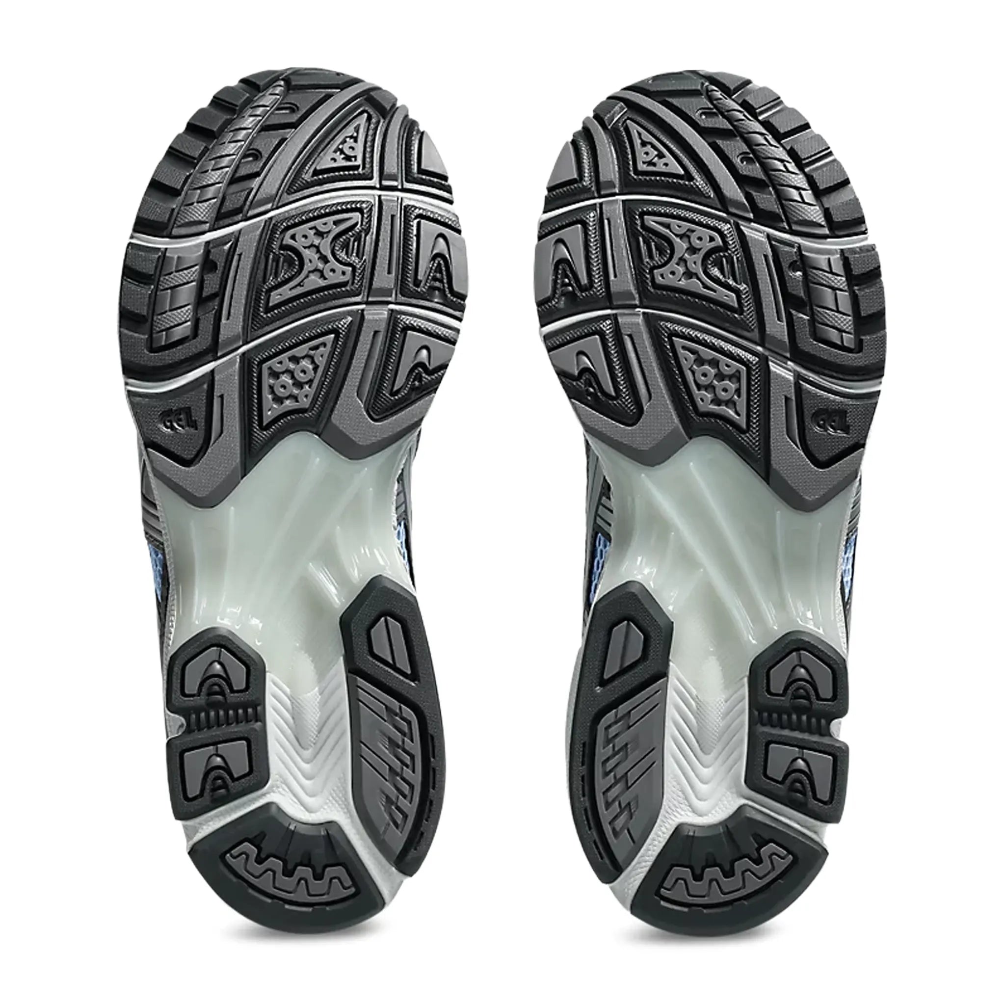 Sole View of ASICS Gel-Kayano 14 Dolphin Grey Pure Silver 1203A537-401