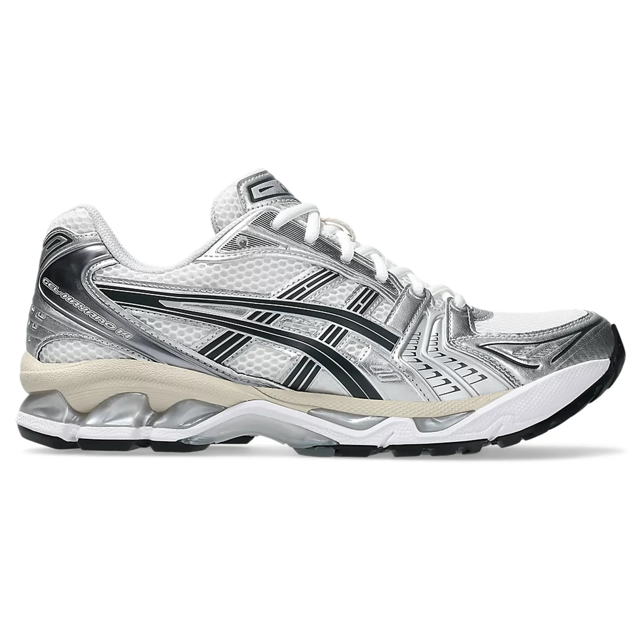 Side View of ASICS Gel-Kayano 14 White Graphite Grey 1203A537-106