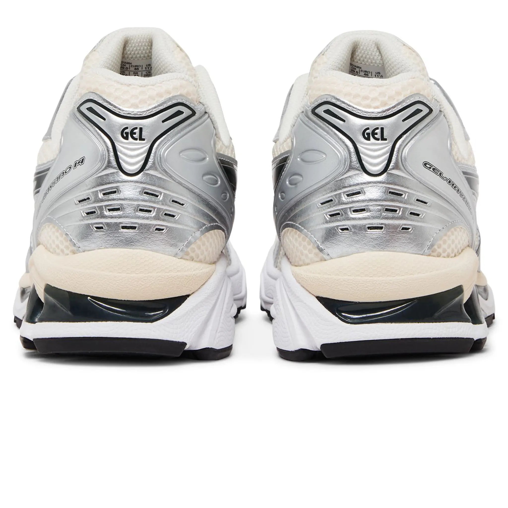 Back View of ASICS Gel-Kayano 14 x Kith Cream Scarab 1203A566-100