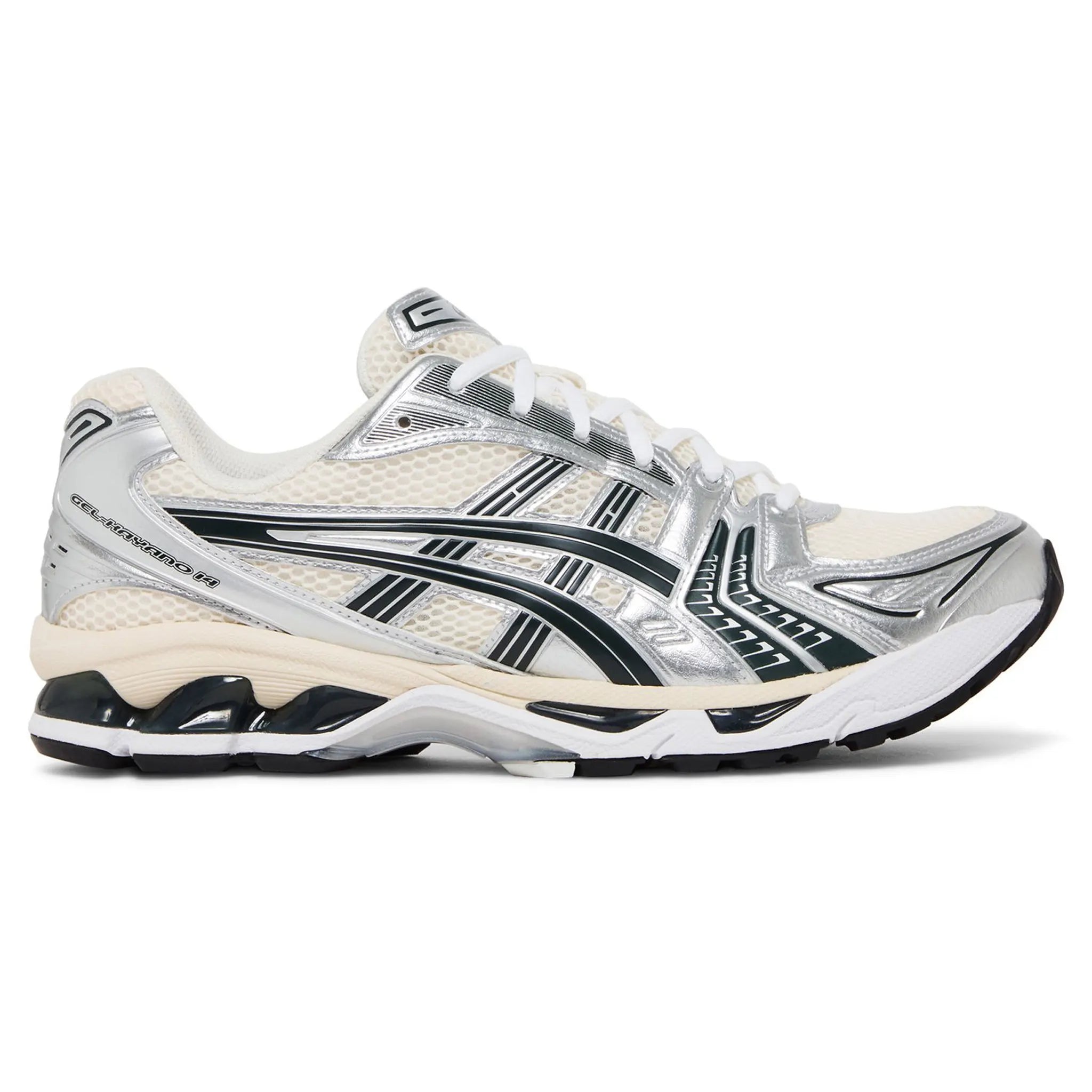 Side View of ASICS Gel-Kayano 14 x Kith Cream Scarab 1203A566-100