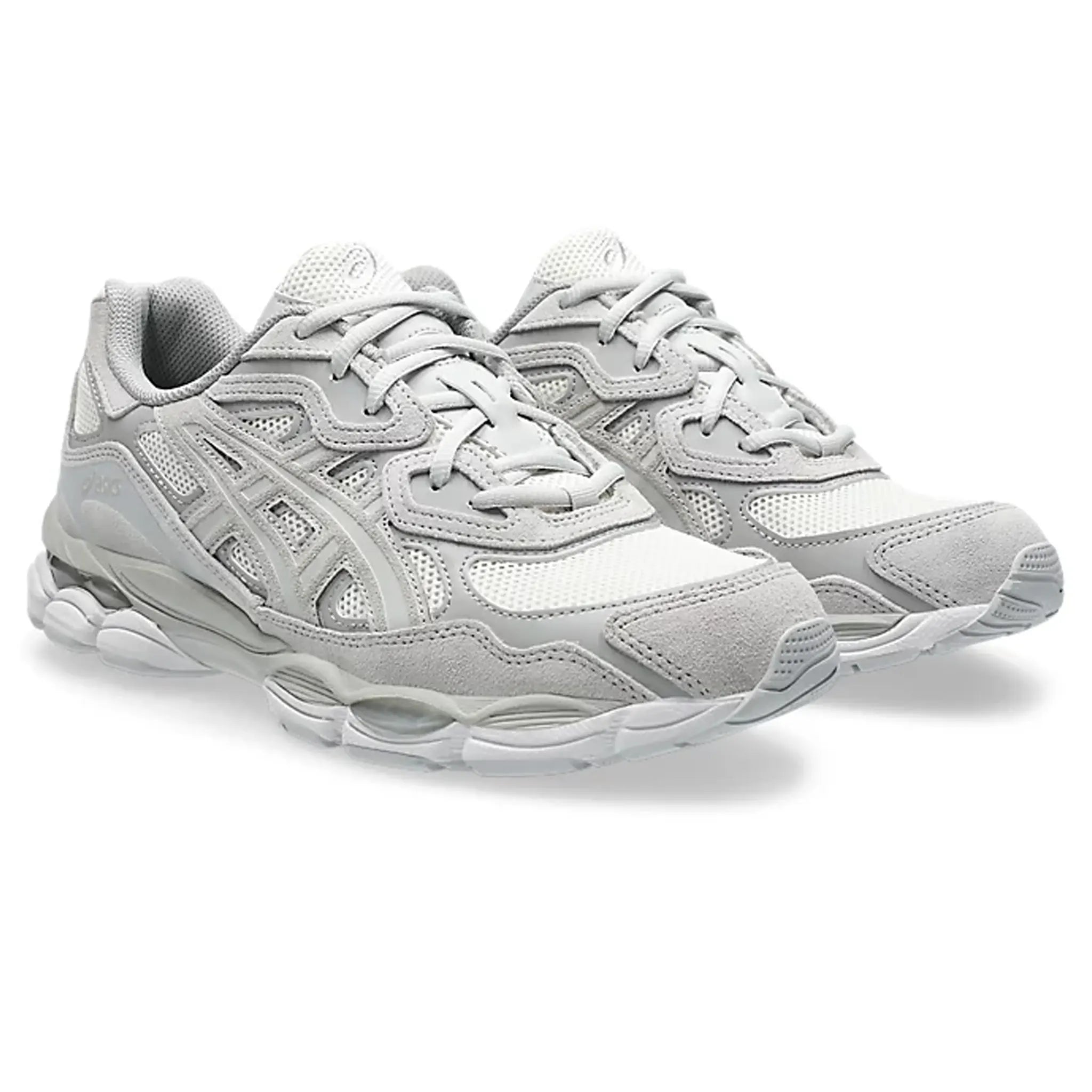 Side View of ASICS Gel-NYC Cream Cloud Grey 1203A663-101