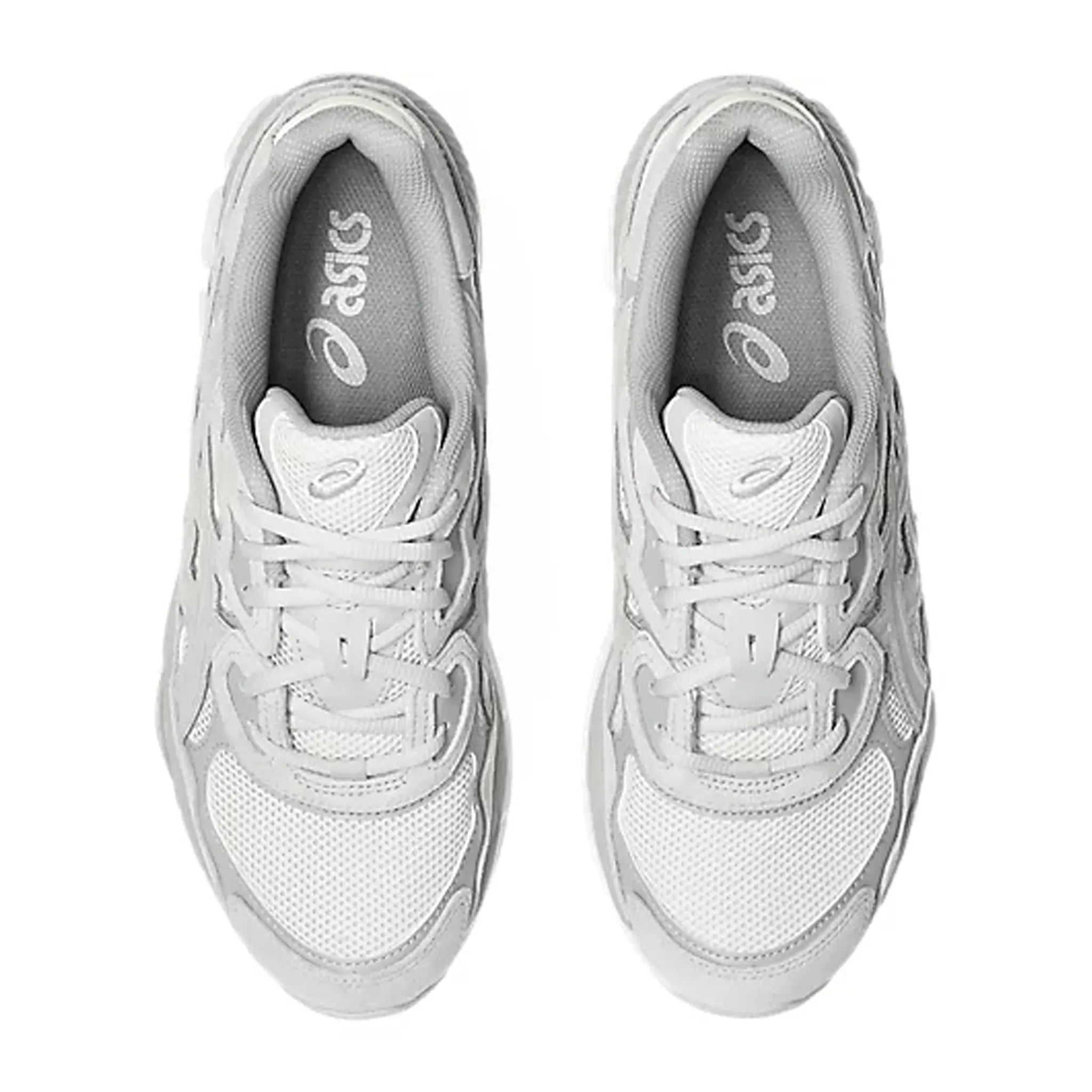 Upper View of ASICS Gel-NYC Cream Cloud Grey 1203A663-101