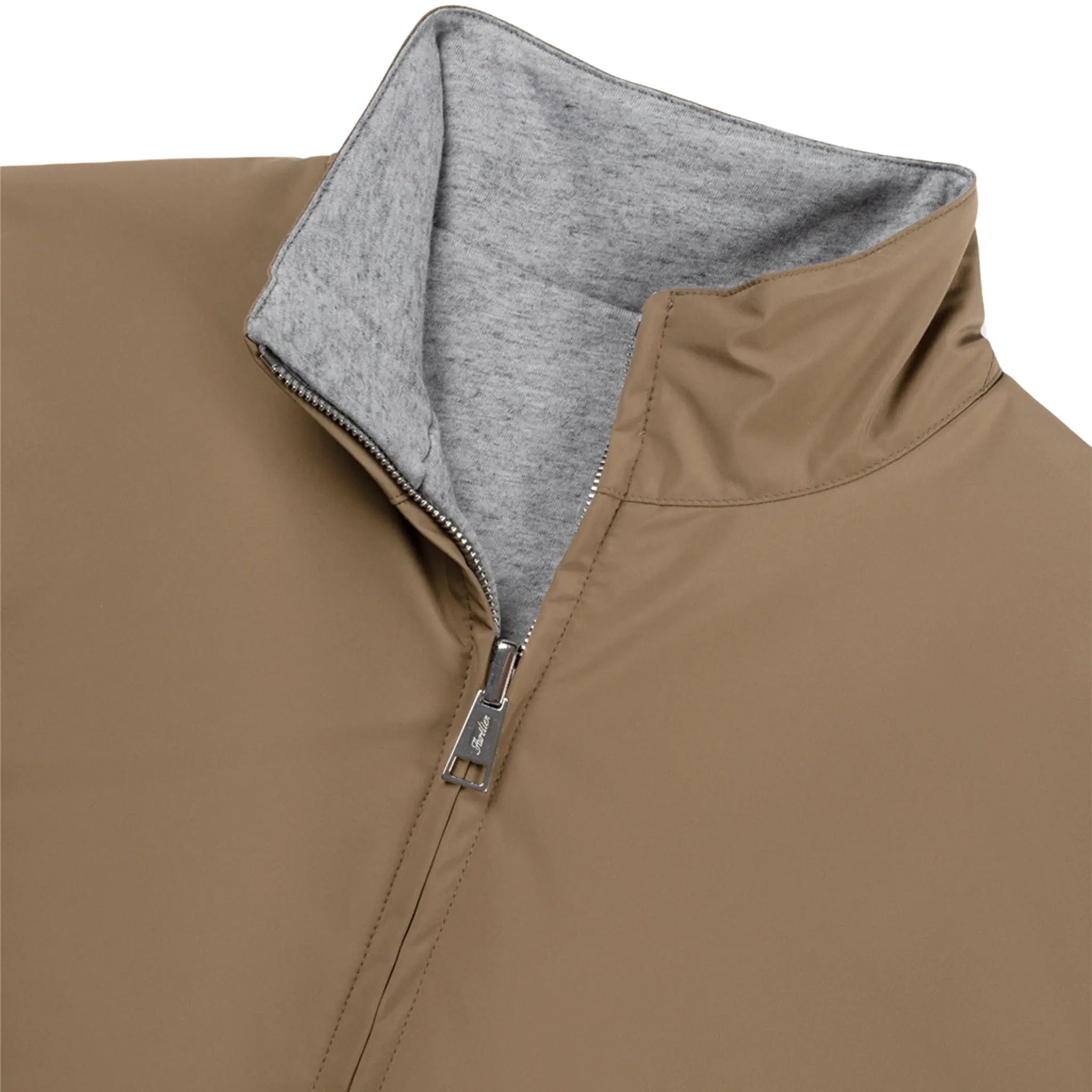 Detailed View of Aurélien Reversible Caramel Resort Jacket RESORTREVJACKETCARAMEL