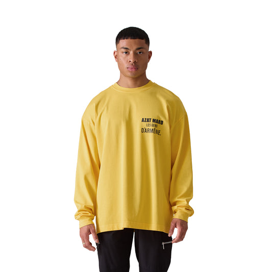 Azat Mard Les Gens L/S T Shirt Yellow