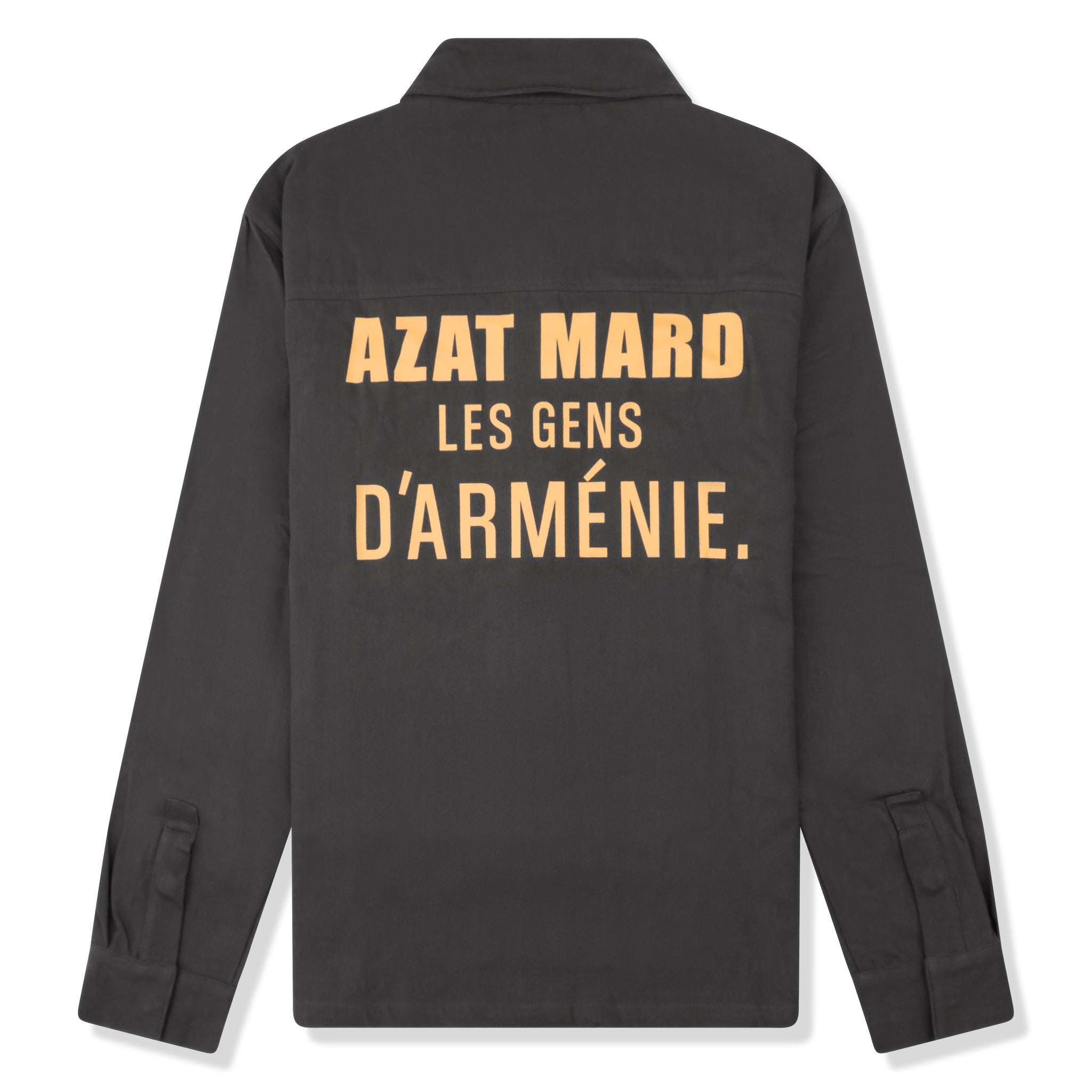 Azat Mard Les Gens Twill Shirt Charcoal SS23007