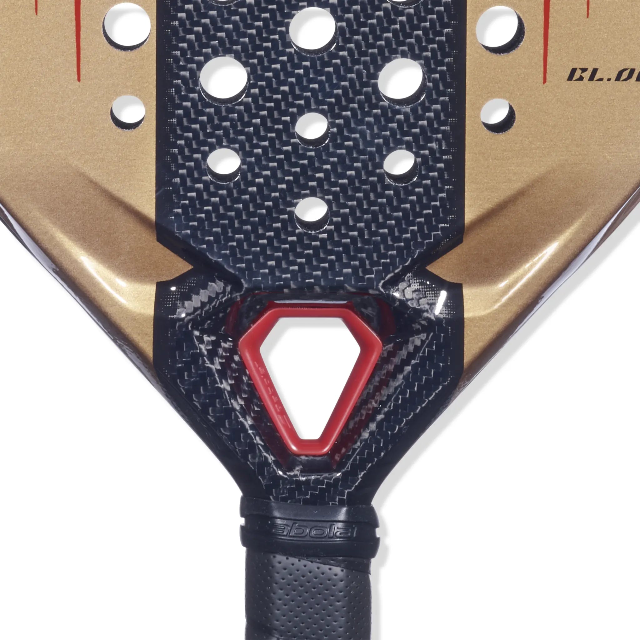Detailed View of Babolat x Lamborghini Padel Racket BL.002 Bronze BL.002