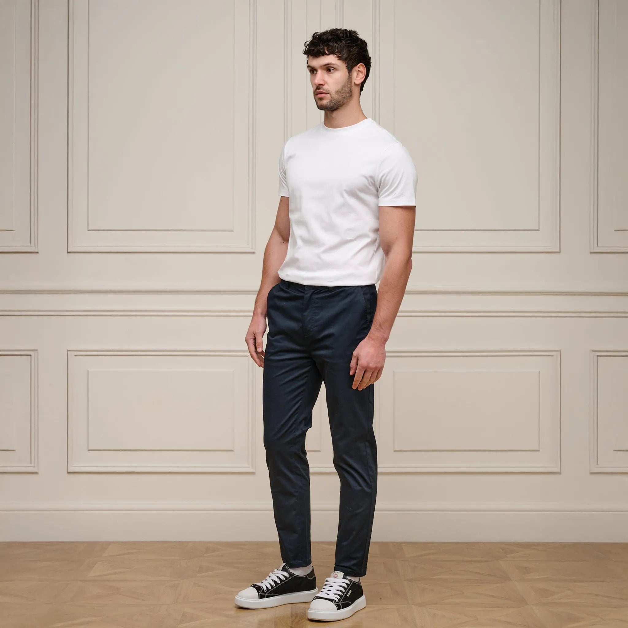 Front Side Belier Essential Side Adjuster Navy Trousers BM809NVY