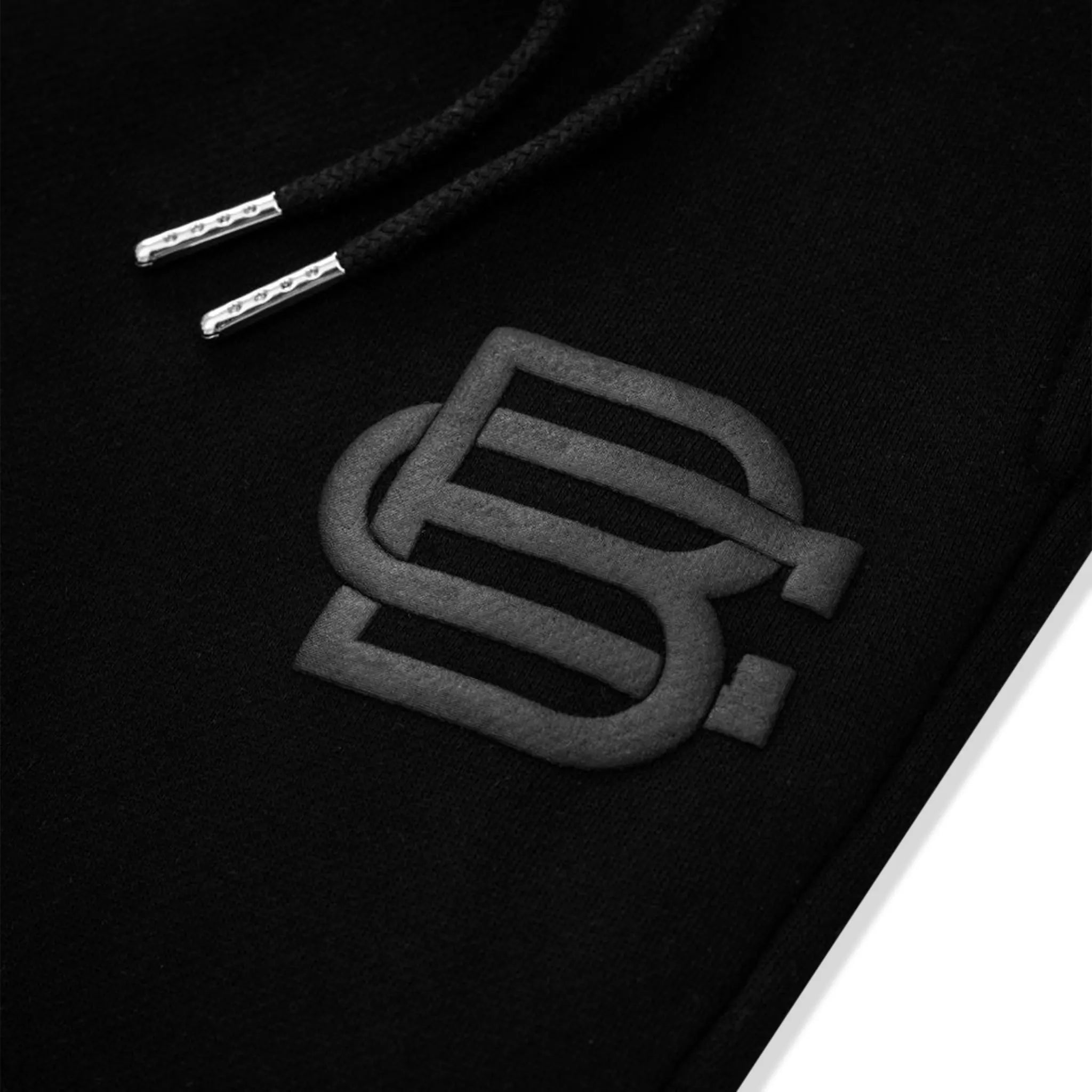 Front Side Bénir Clothing Bénir Club Match Day Matte Black Sweatpant PUFFJOGBLK
