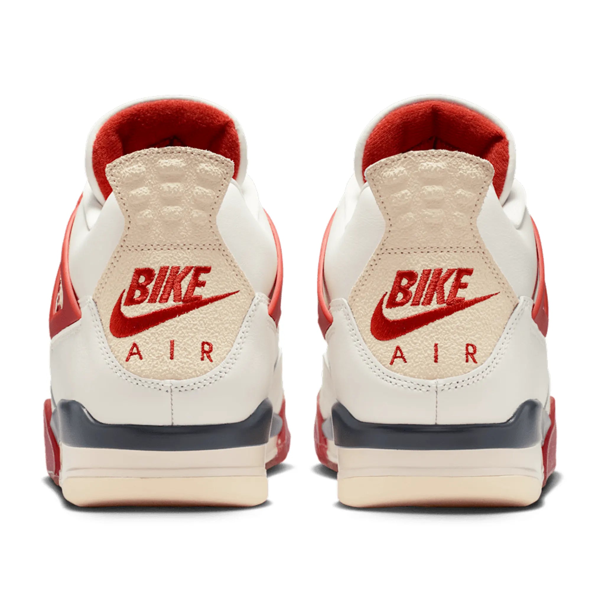 Back View of Bike Air x Nigel Sylvester x Air Jordan 4 Retro OG Brick After Brick IQ8055-100