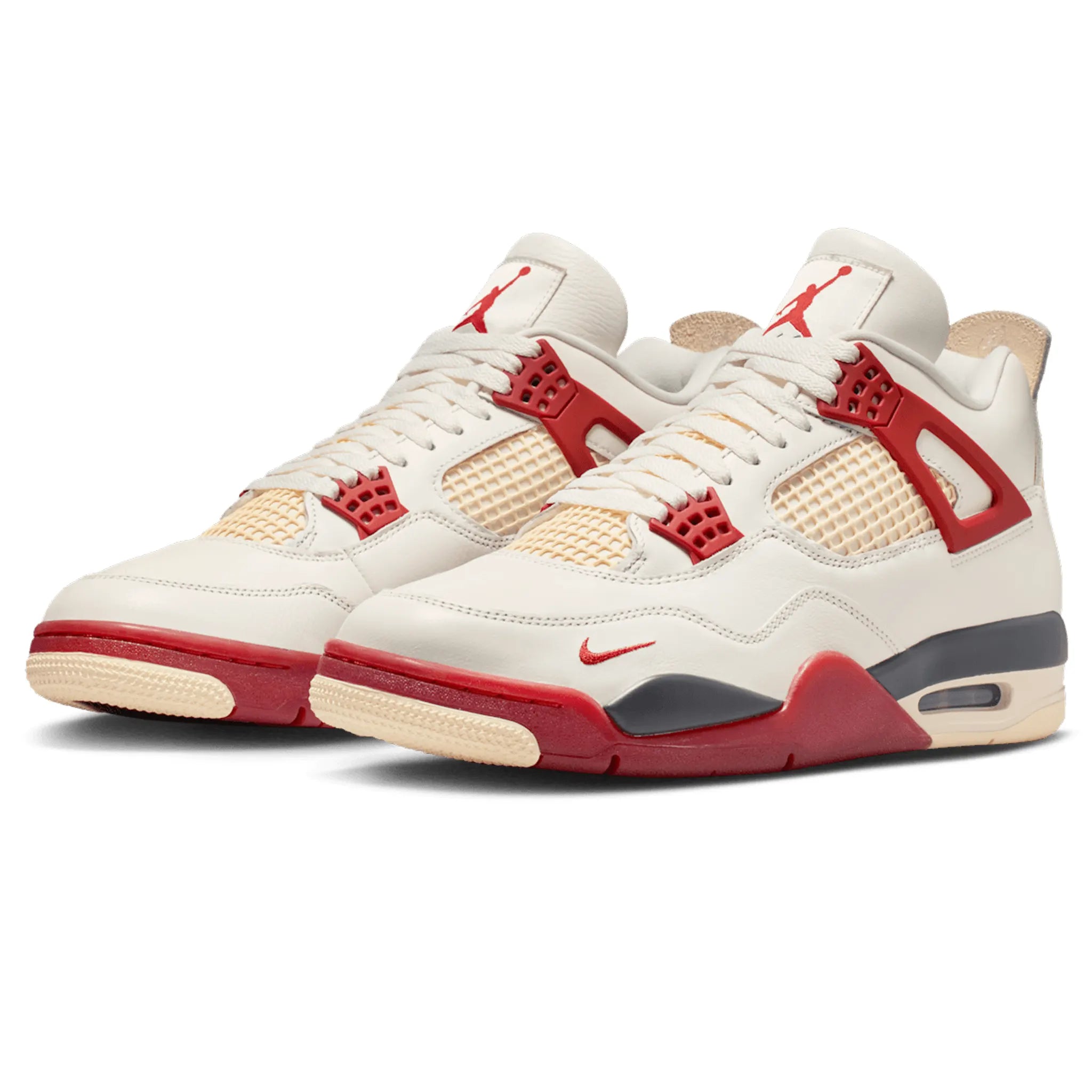 Front Side View of Bike Air x Nigel Sylvester x Air Jordan 4 Retro OG Brick After Brick IQ8055-100