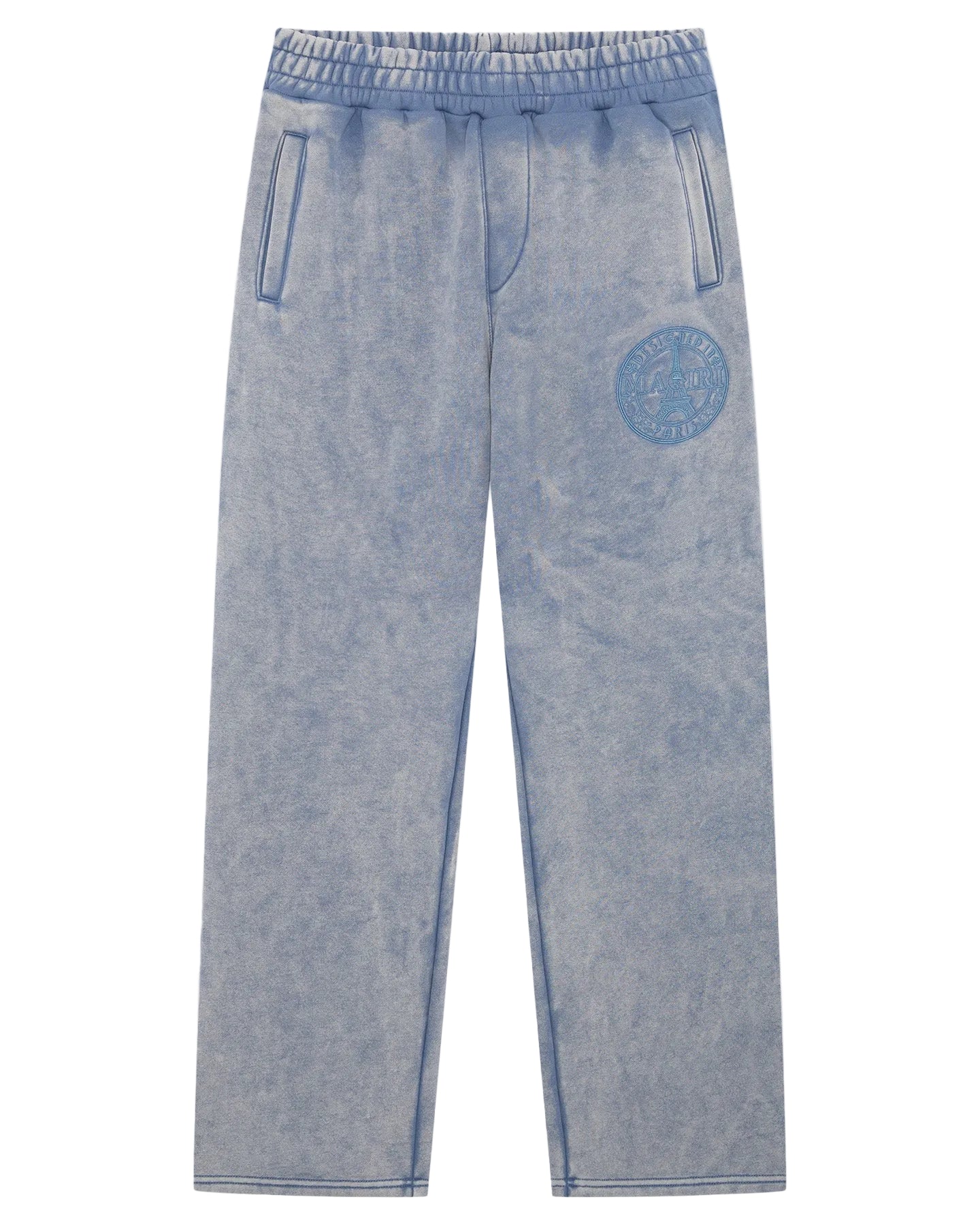 MAGIRI Embroidered Washed Blue Sweatpants