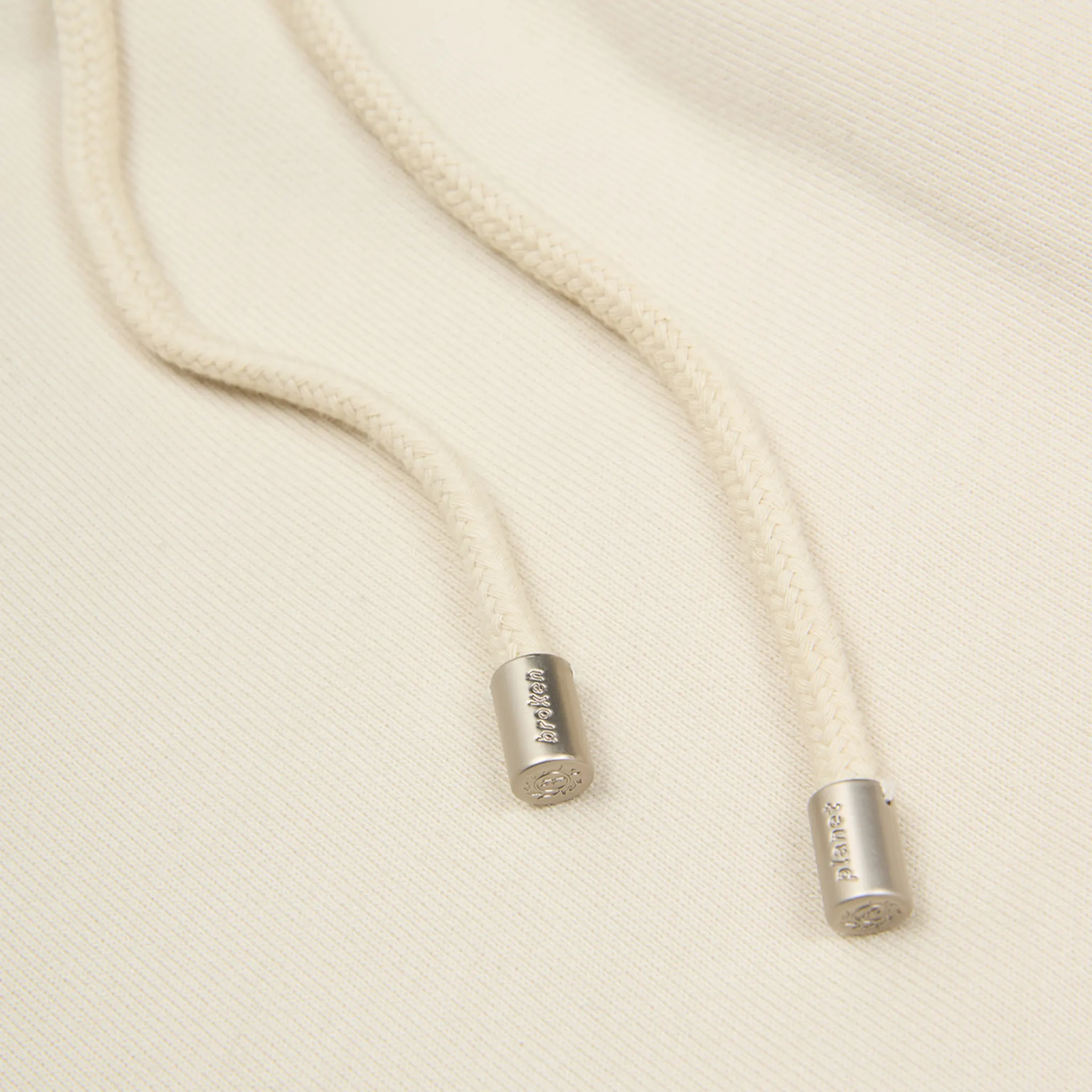 Strings view of Broken Planet All The Stars Straight Leg Ivory White Sweatpants BP-JAN25-SLSP-I_WHITE