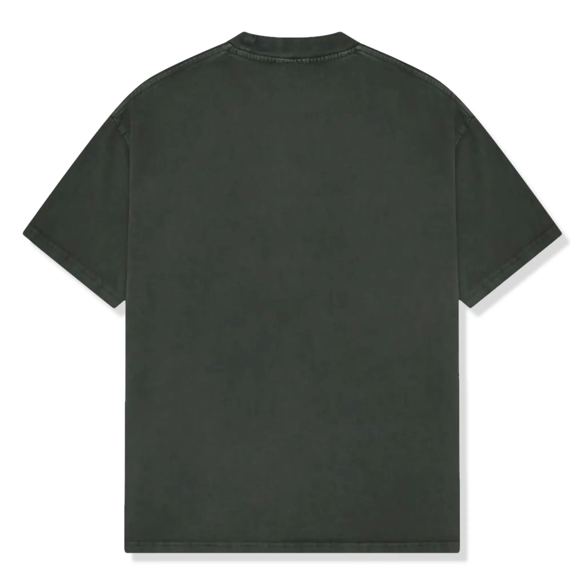 Back view of Broken Planet Basics Washed Soot Black T Shirt BP-BS-TS-W_S_BLACK
