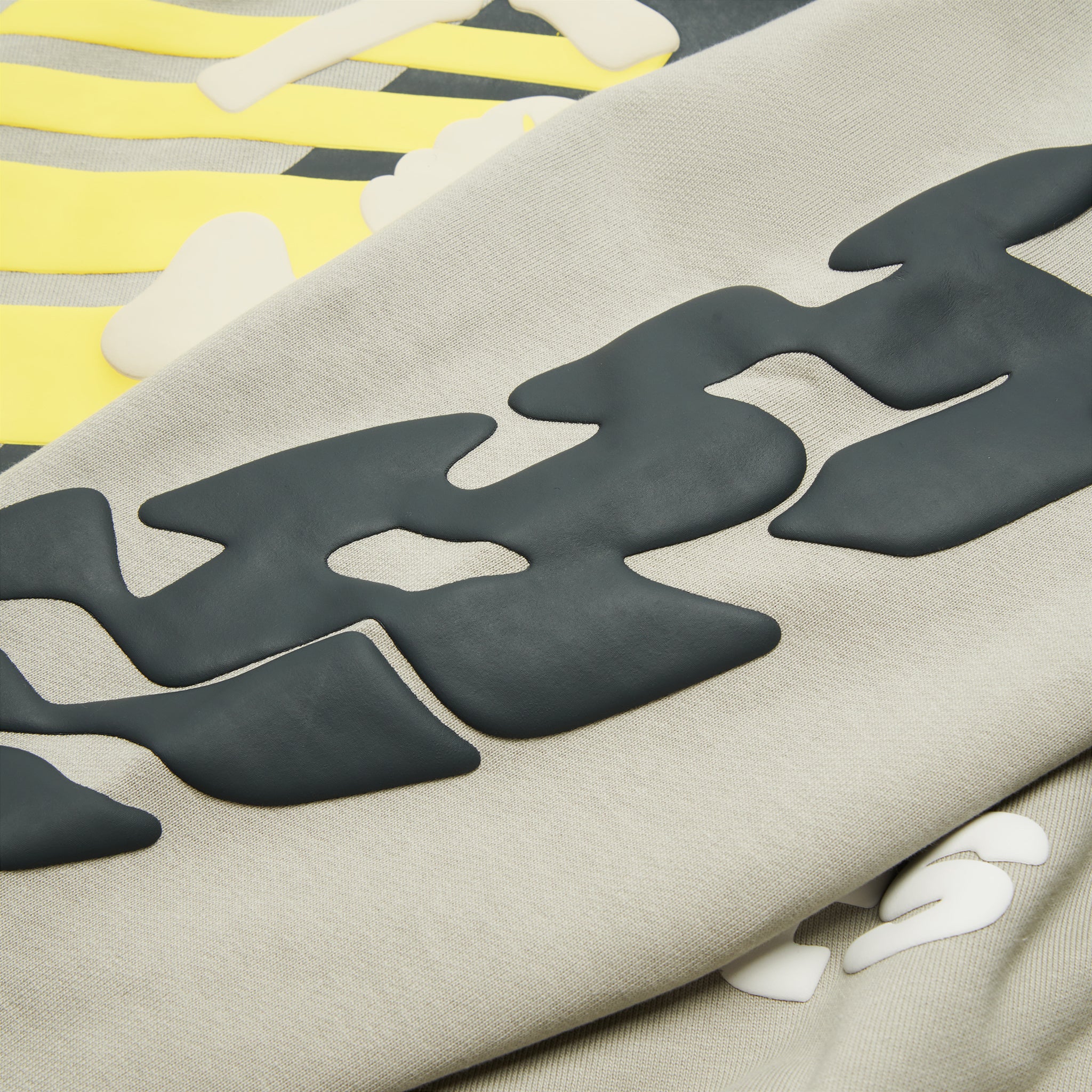 Sleeve view of Broken Planet Beyond The Limits Hoodie Stone Grey BP-BTL-HD-S_GRAY