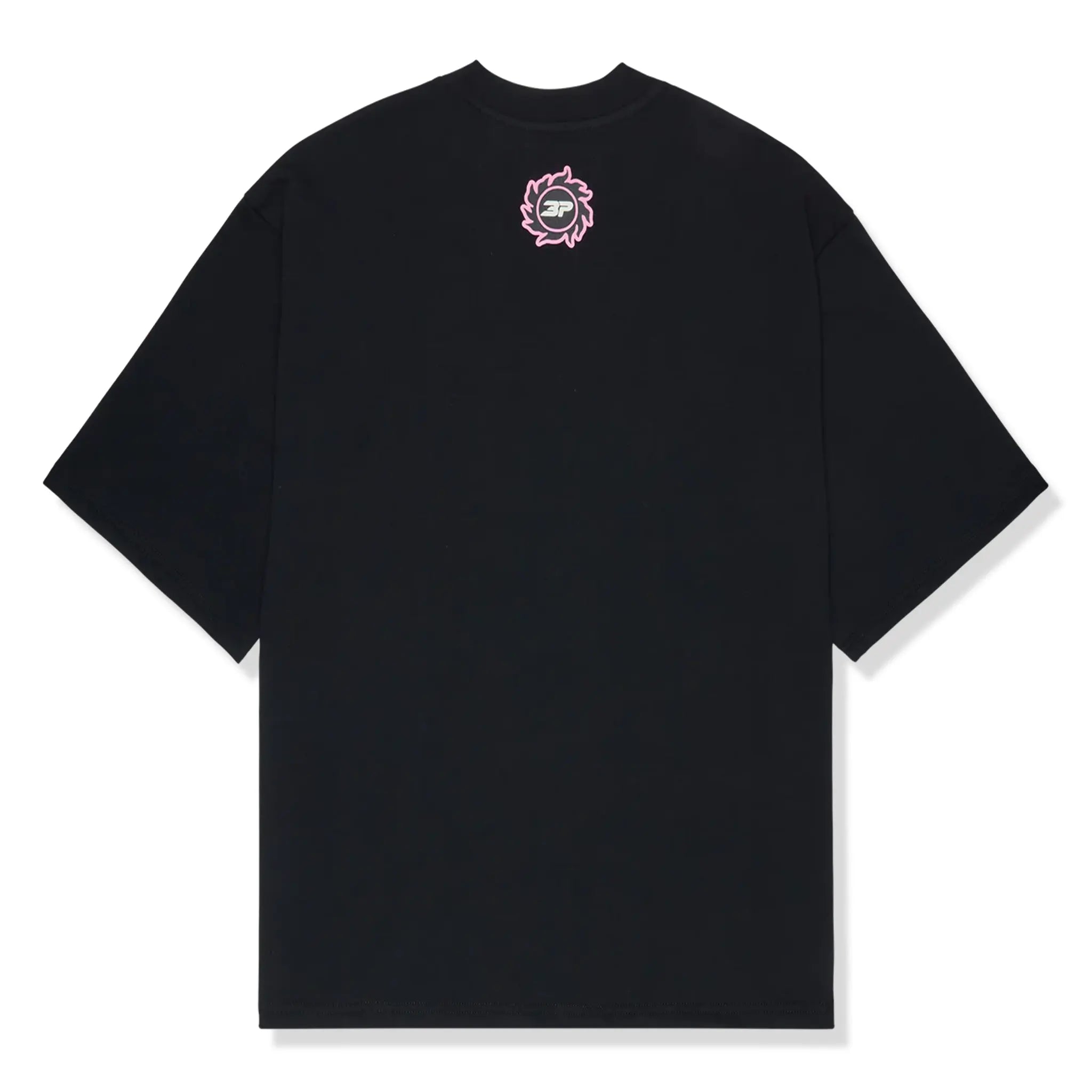 Back View of Broken Planet Different Day Midnight Black T Shirt BP-JUN25-TS-M_BLACK