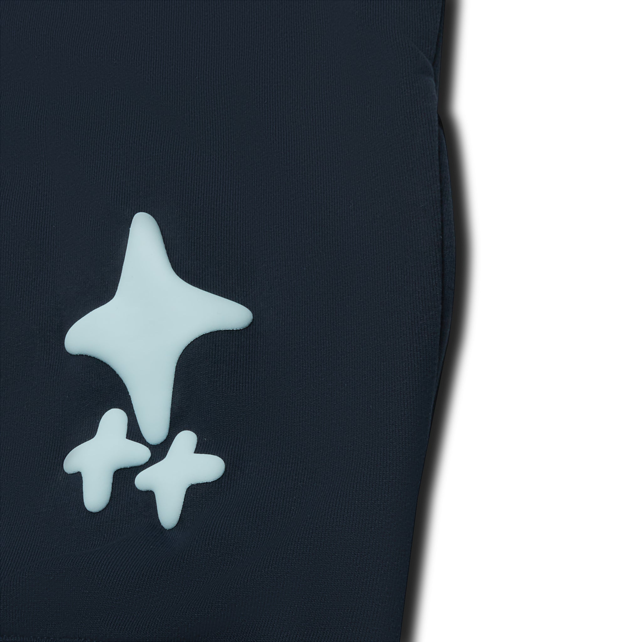 Logo view of Broken Planet Into The Abyss Outer Space Blue Hoodie BP-ITA-HD-OUTER_SPACE_BLUE