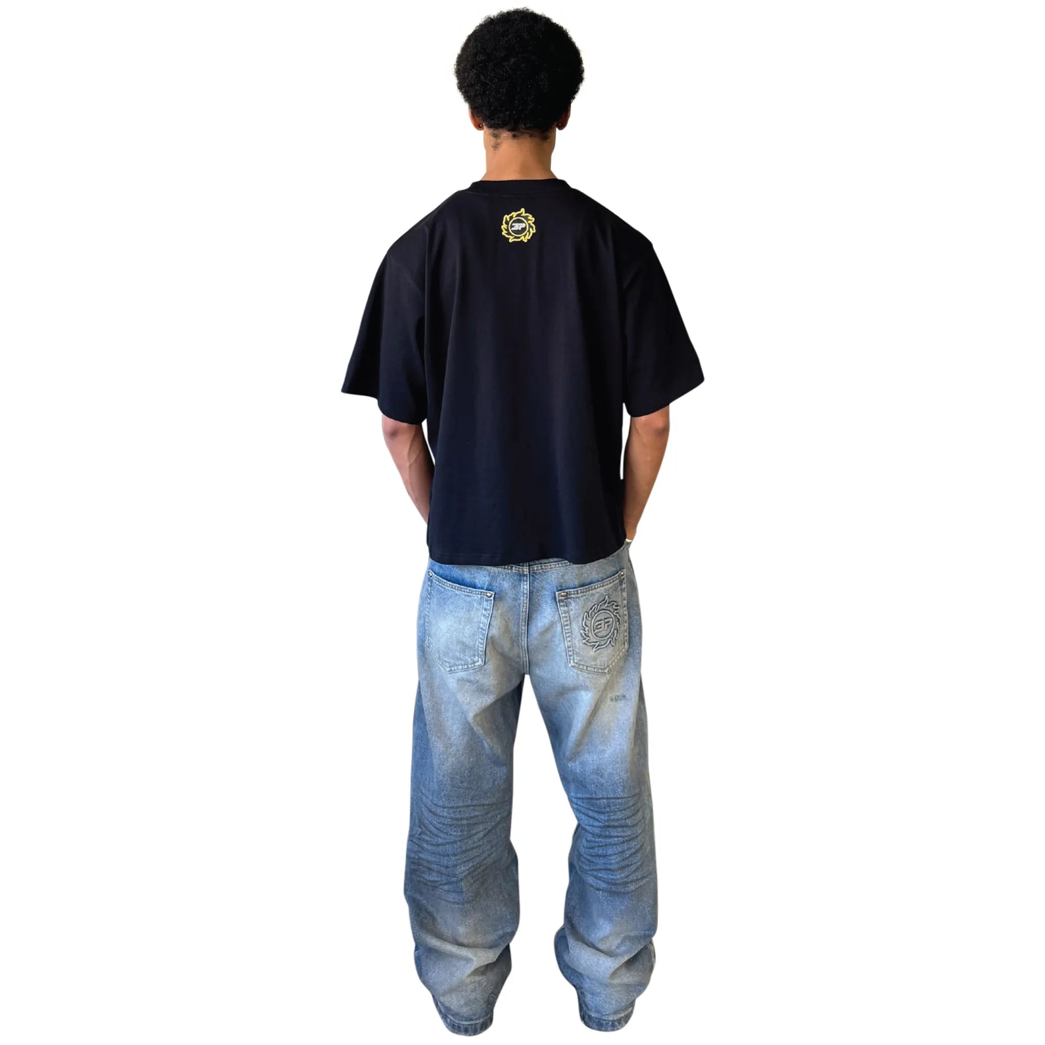 Image of Broken Planet Luv My Planet Midnight Black T Shirt