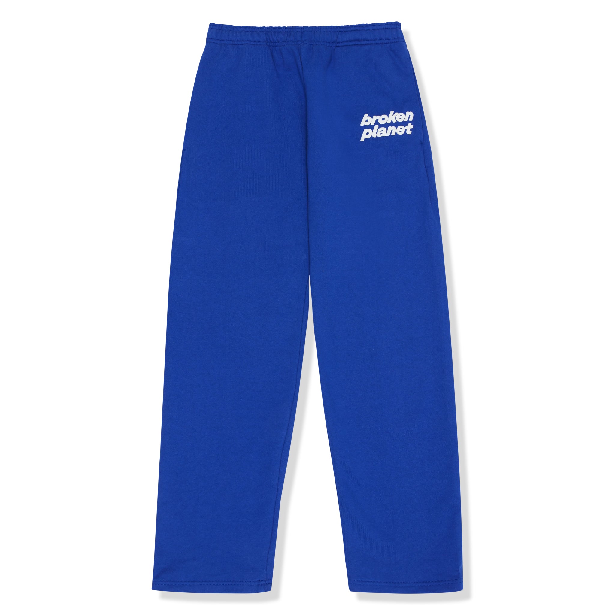 Front view of Broken Planet Straight Leg Sweatpants Deep Blue