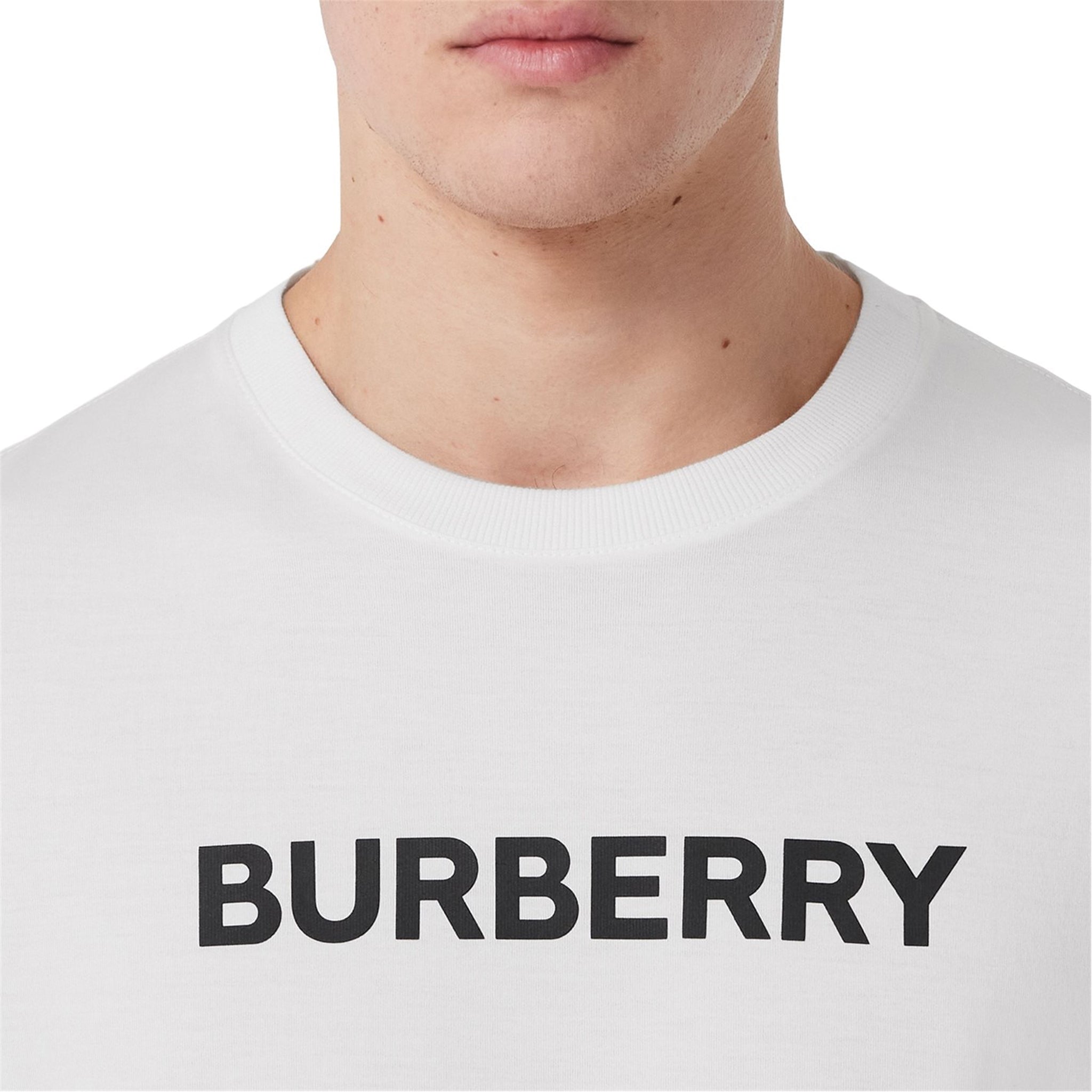 Image of Burberry Harrison White T Shirt