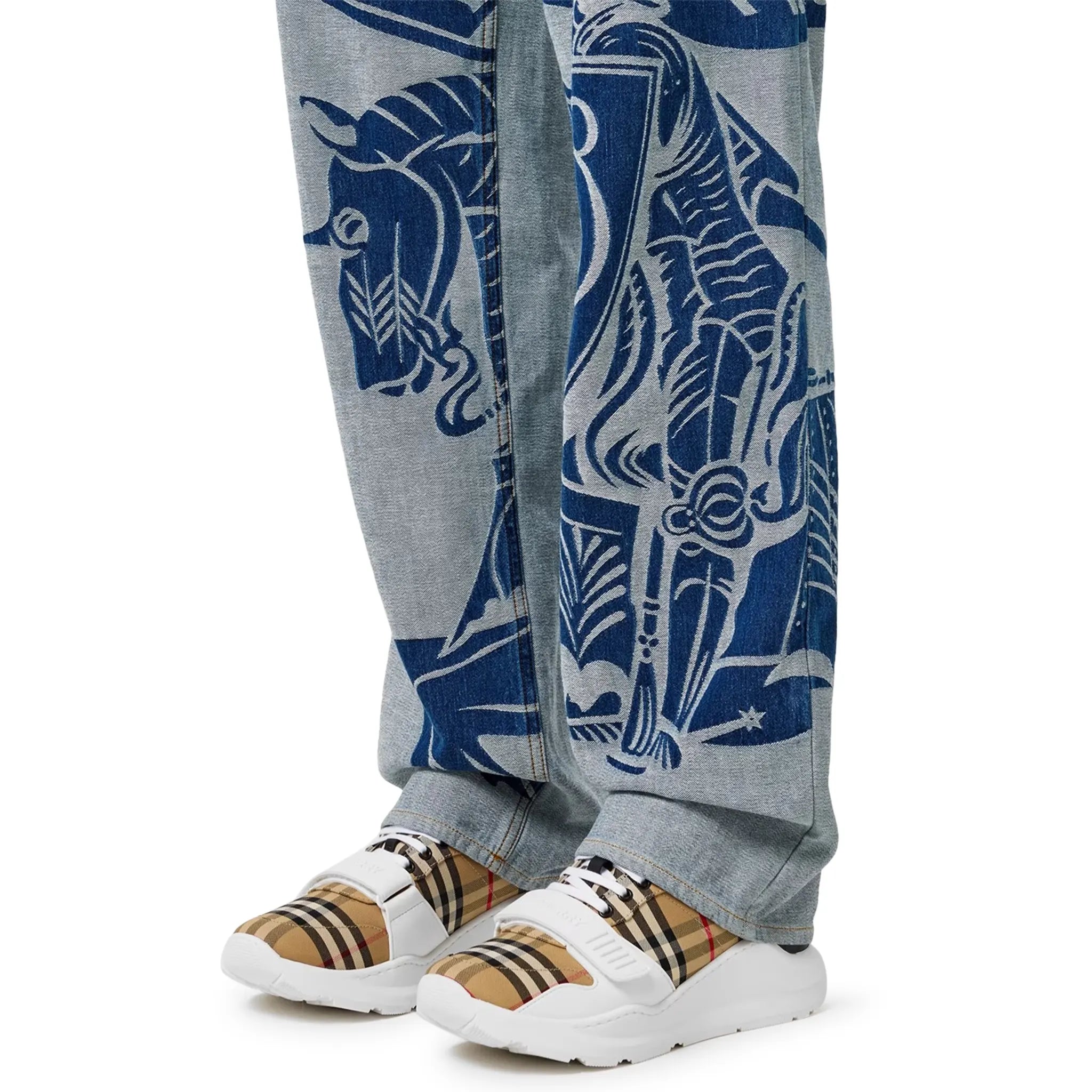 Image of Burberry Vintage Check Cotton Sneaker