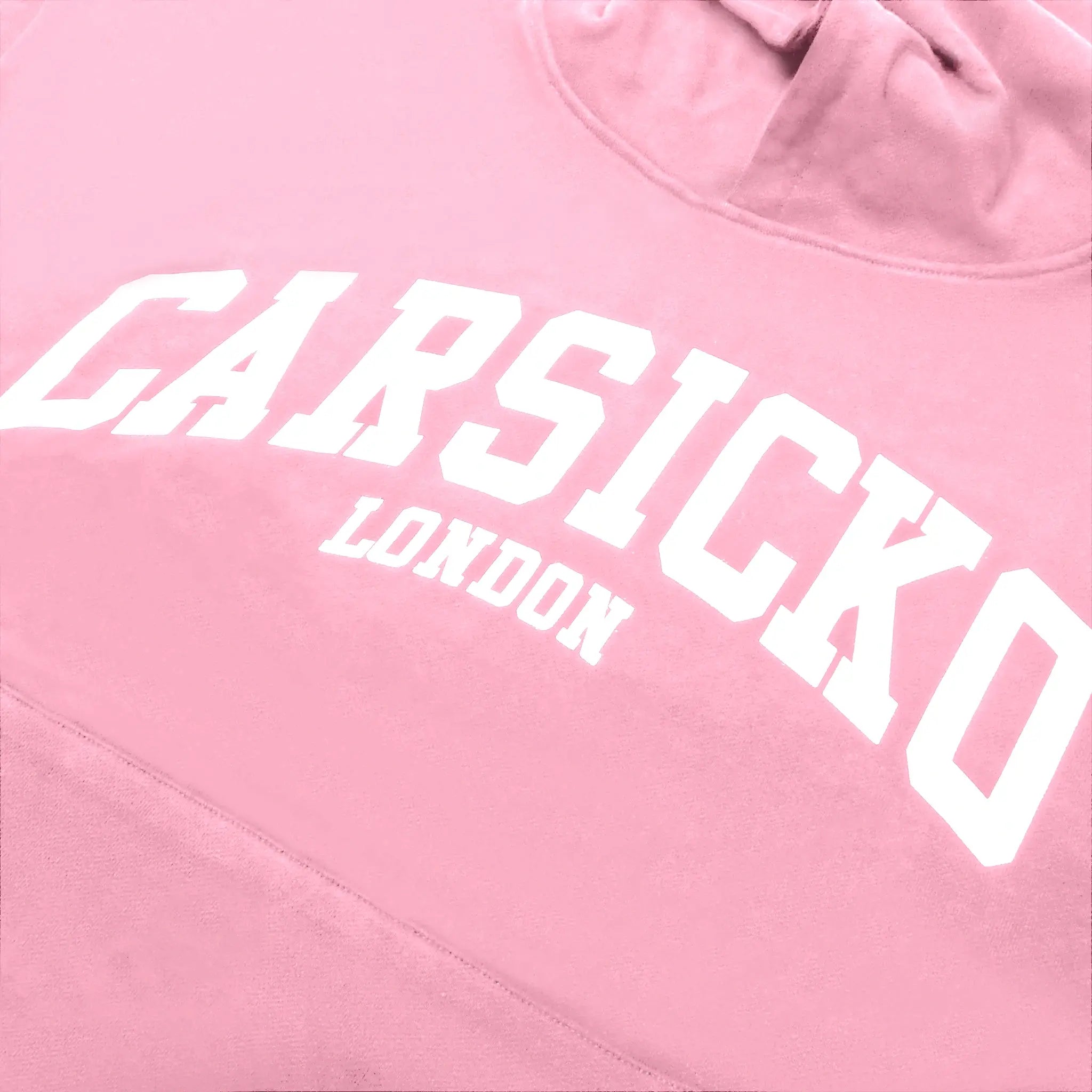 Logo view of Carsicko London Pink Hoodie