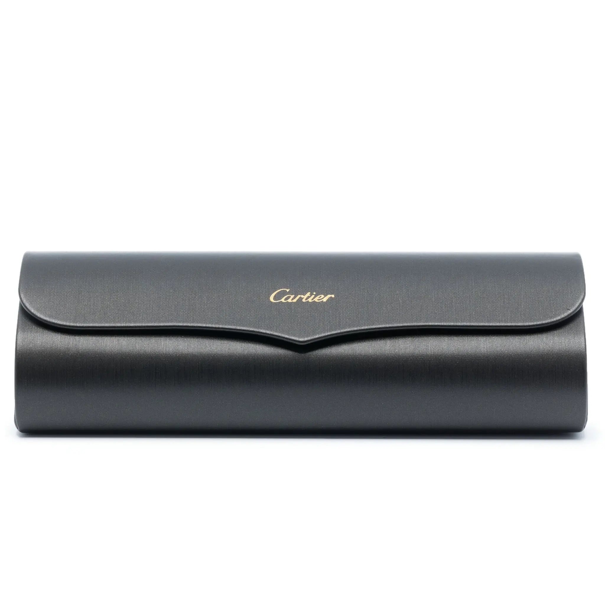 Box view of Cartier Eyewear CT0464S-003 White Gold Green Sunglasses