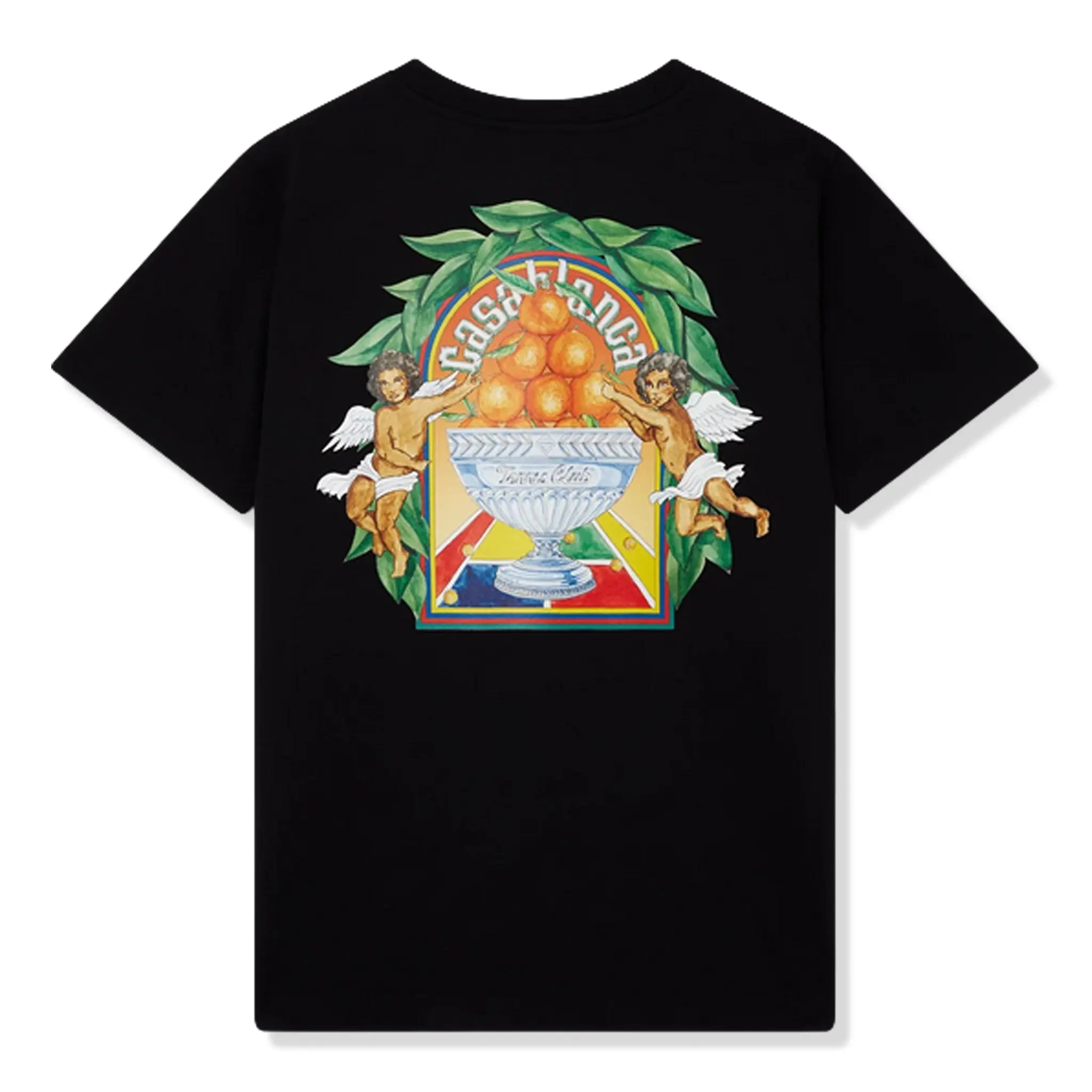 Back View of Casablanca Casa Triomphe Black T Shirt