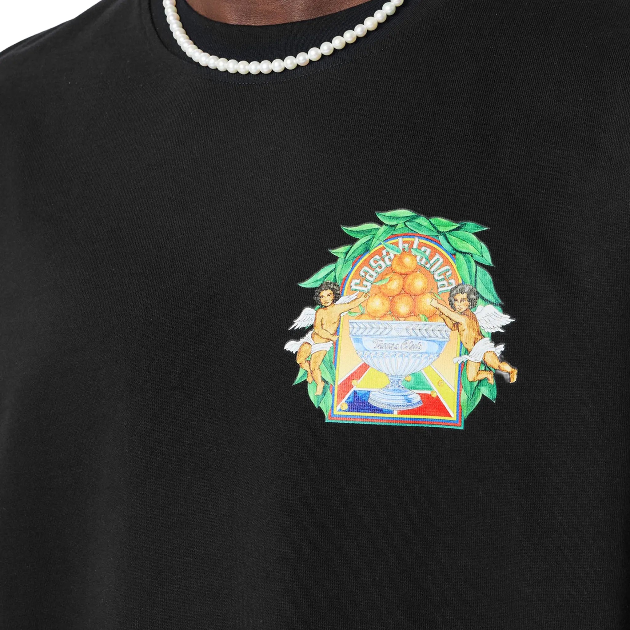 Casablanca Casa Triomphe Black T Shirt