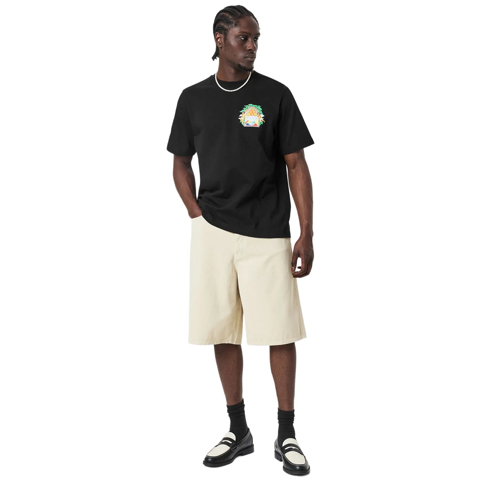 Casablanca Casa Triomphe Black T Shirt