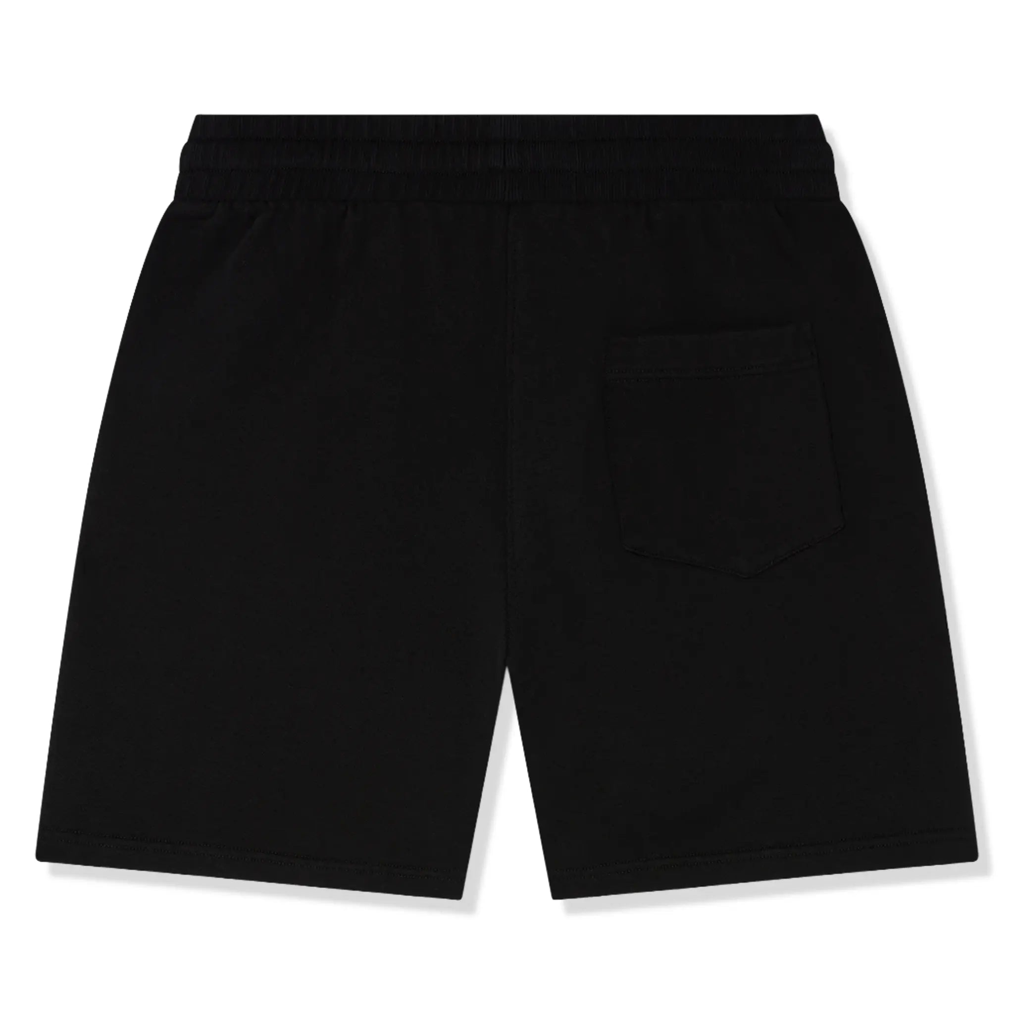 Back View of Casablanca Casa Way Black Shorts MPS24-JTR-003-04