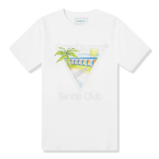 Casablanca Tennis Club Icon White T Shirt