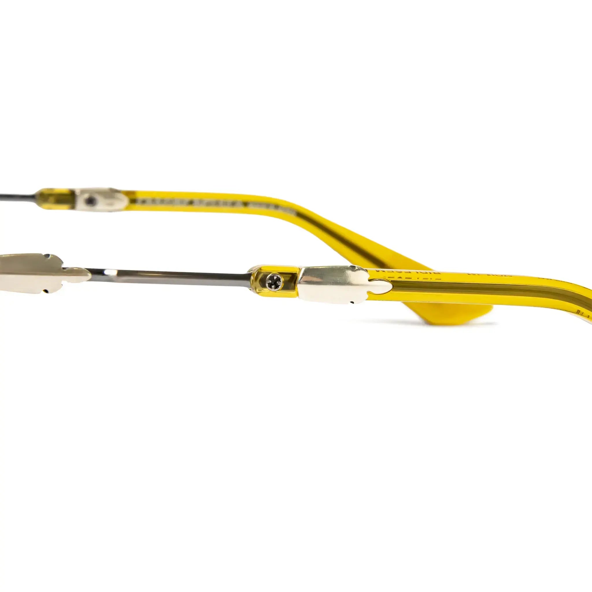 Detailed Frame View of Chrome Hearts Bidi Esem 6.0 Pewter Malt Sunglasses 205044_pwr_mal 205044_PWR_MAL