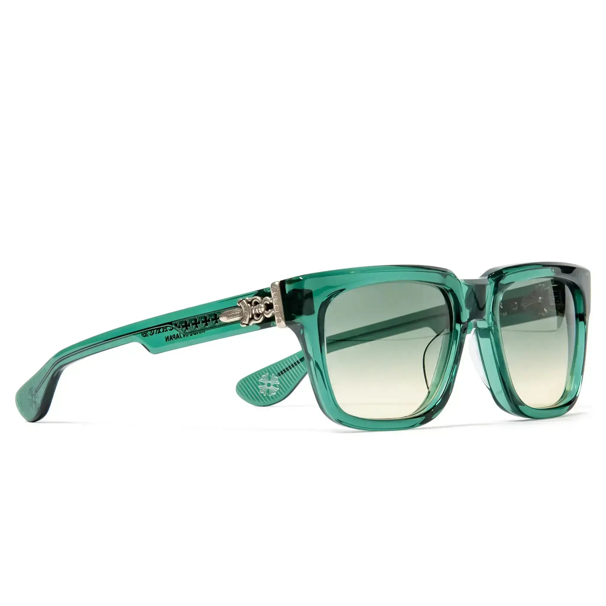 Front Side View of Chrome Hearts Box Officer 6.0 Marine Sunglasses 174896_MAR