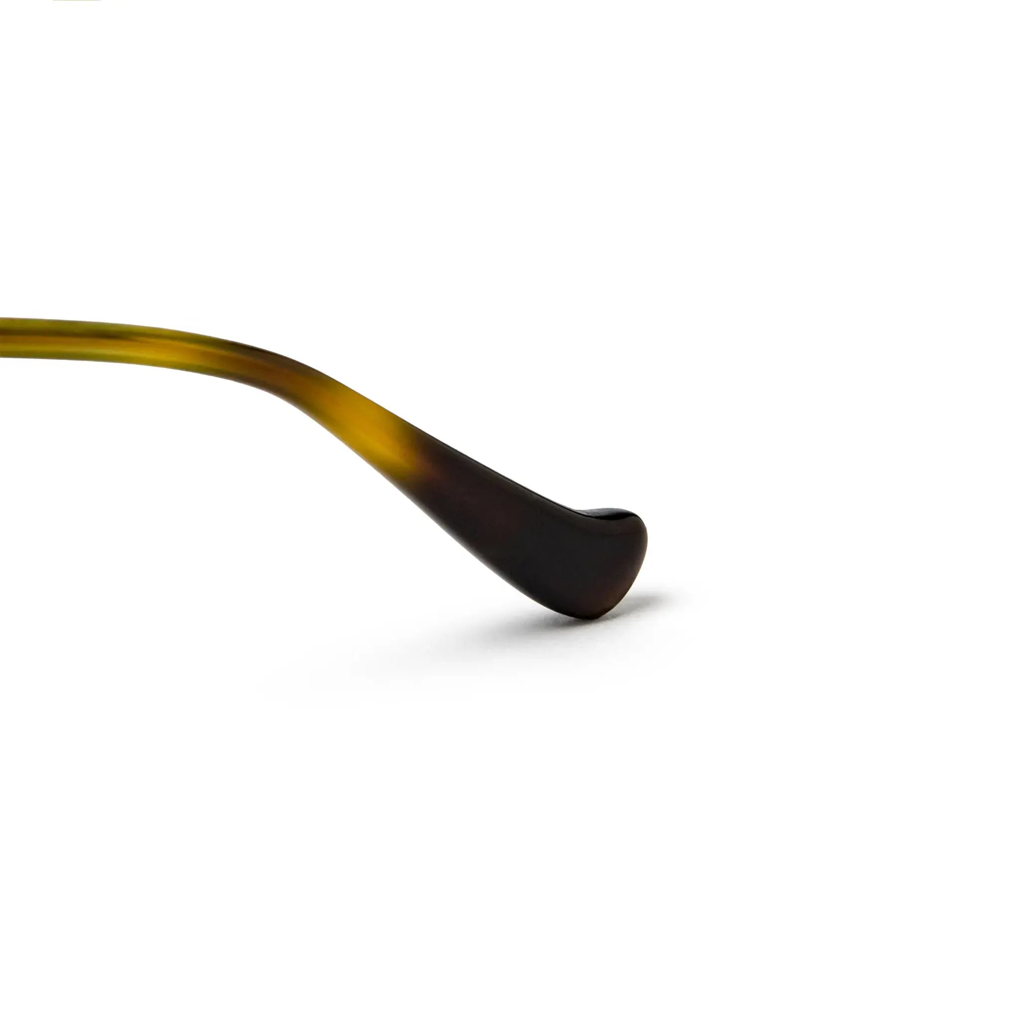 Detailed Frame View of Chrome Hearts BUBBA-A 1.9 Gold Sunglasses 131585_GP-P