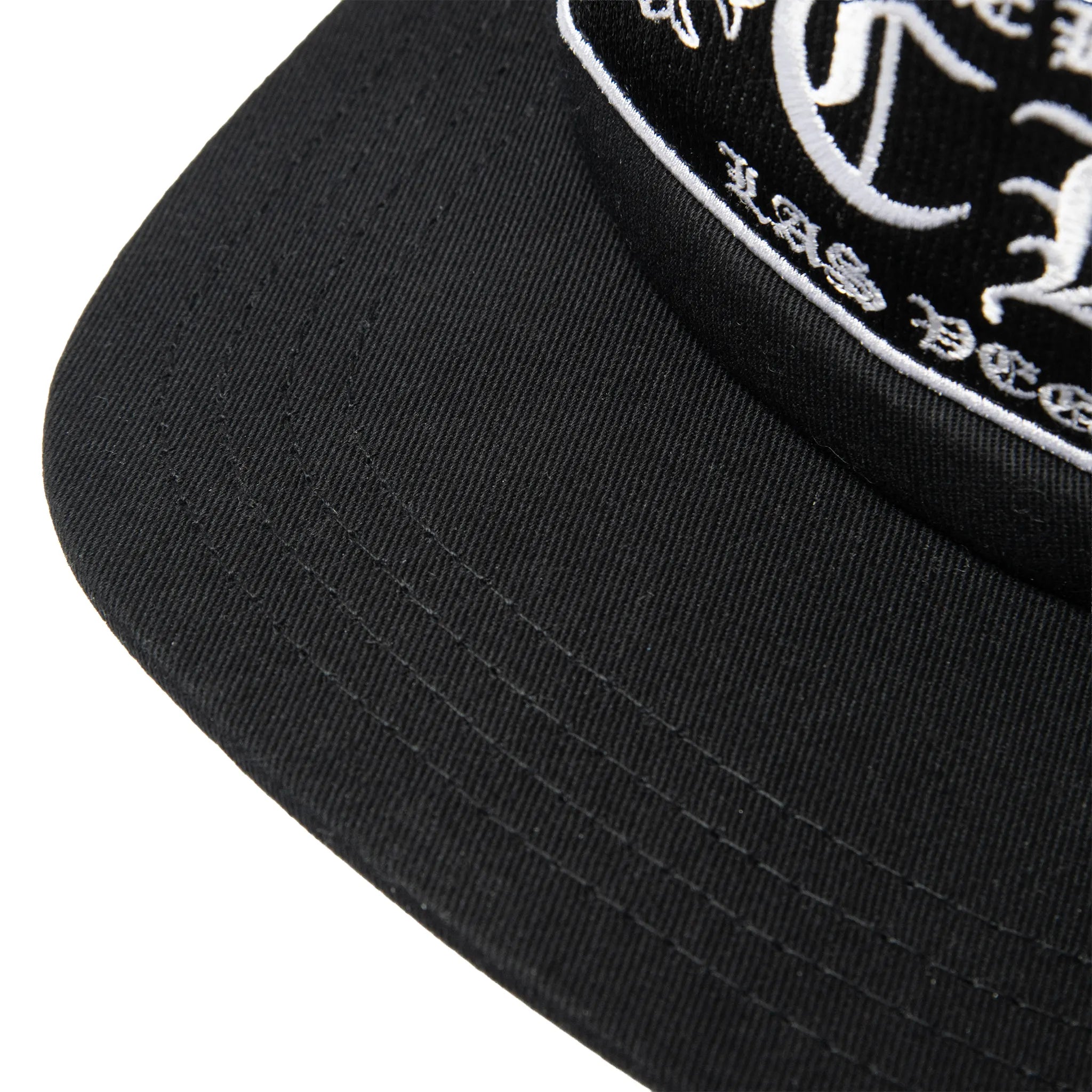 Detailed Upper View of Chrome Hearts CH Las Vegas Black Trucker Cap 1383 100000701CLVT-BLAC