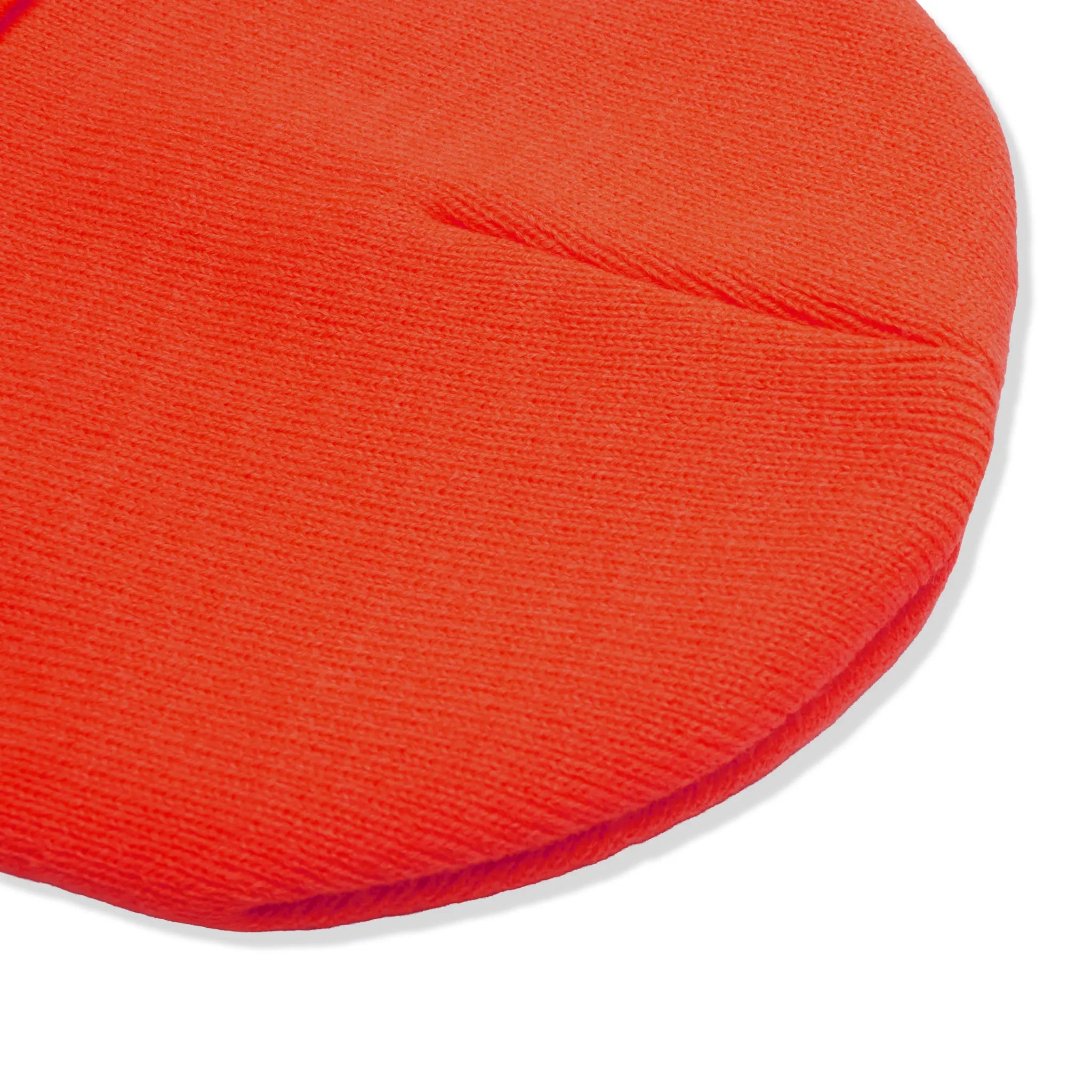 Detailed View of Chrome Hearts CH Logo Orange Beanie