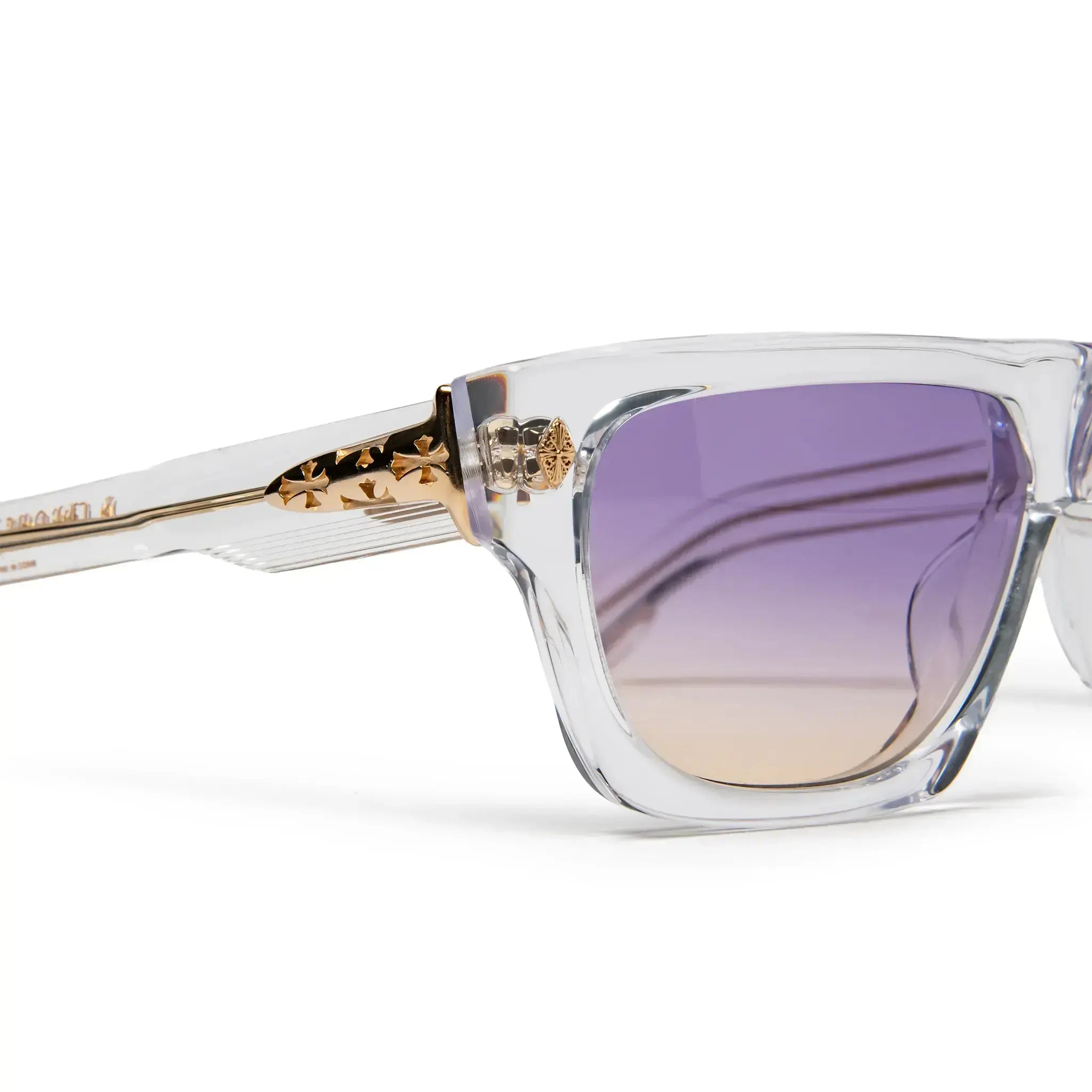 Detailed View of Chrome Hearts Charismadick 6.0 Crystal Sunglasses 199976_CRYS