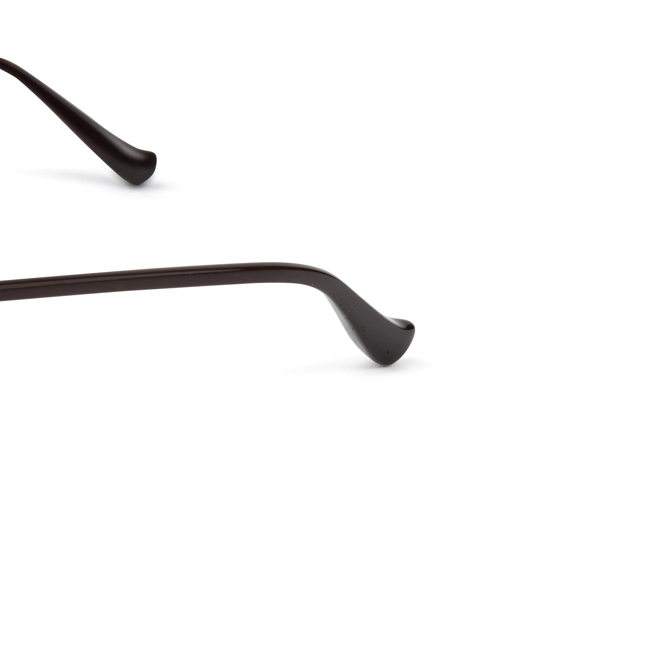 Nose bridge view of Chrome Hearts Diamond Dog Light Brown Sunglasses