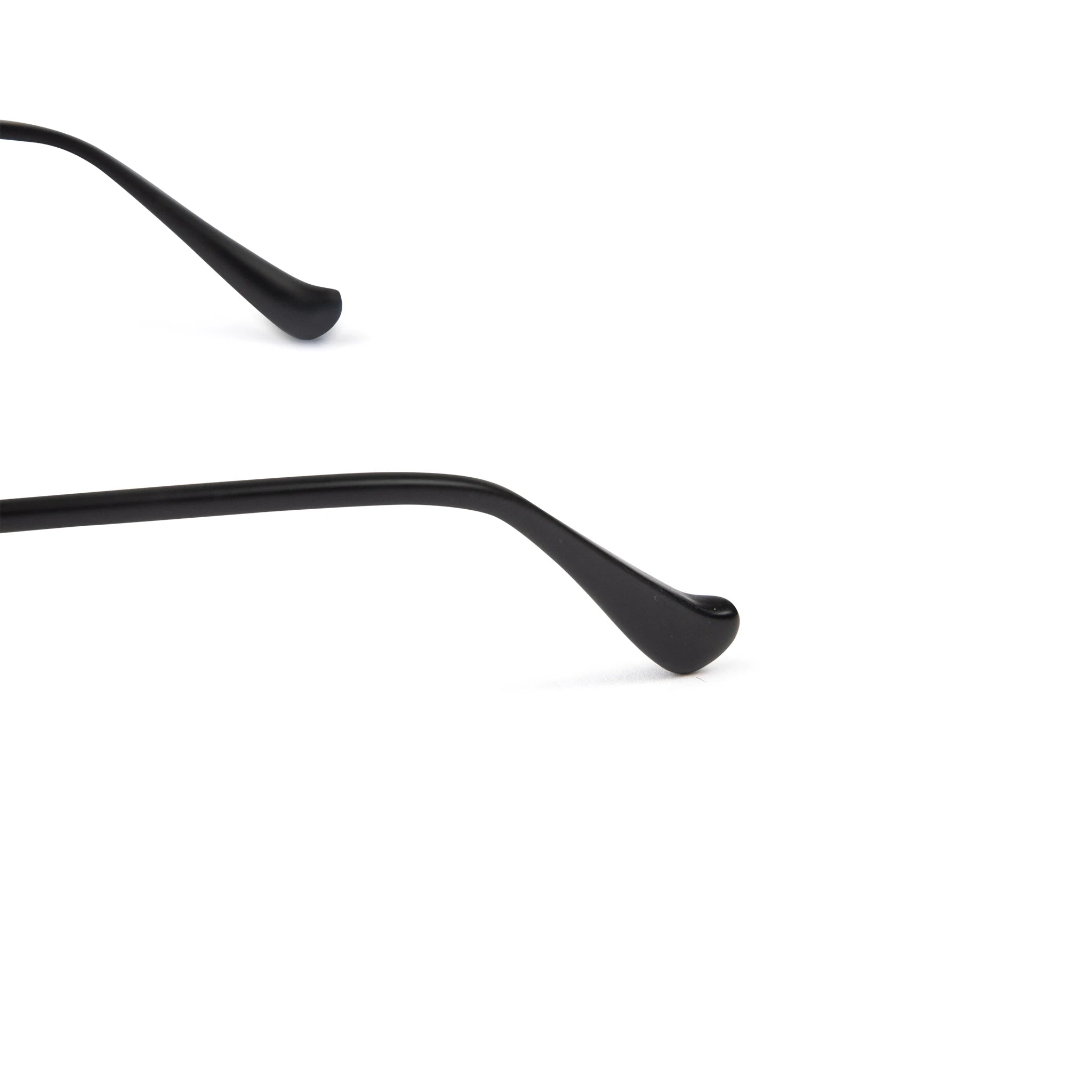 Detail view of Chrome Hearts Diamond Dog Matte Black Sunglasses