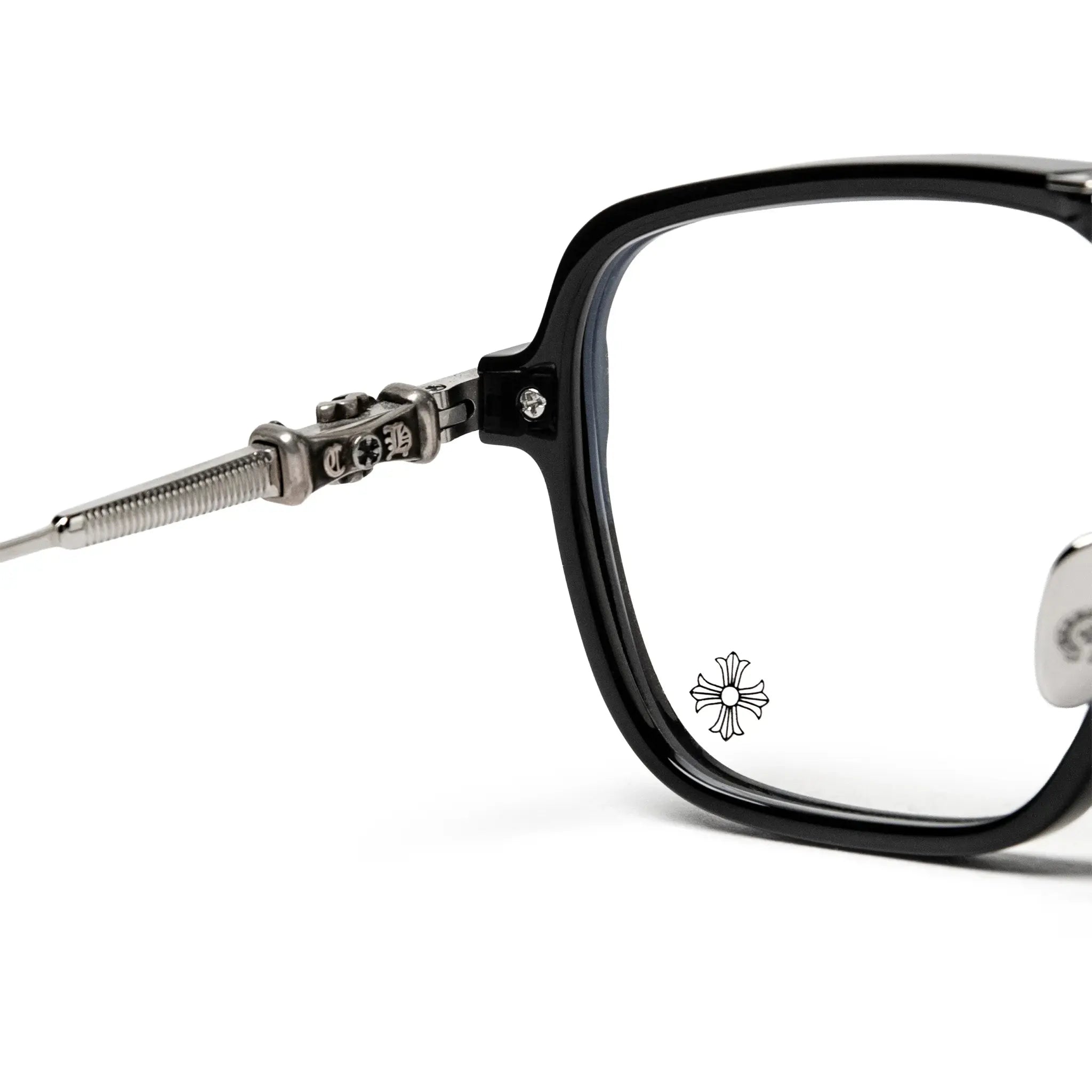 Detailed View of Chrome Hearts Init 1.9 Black Sunglasses 196664_BK/SS