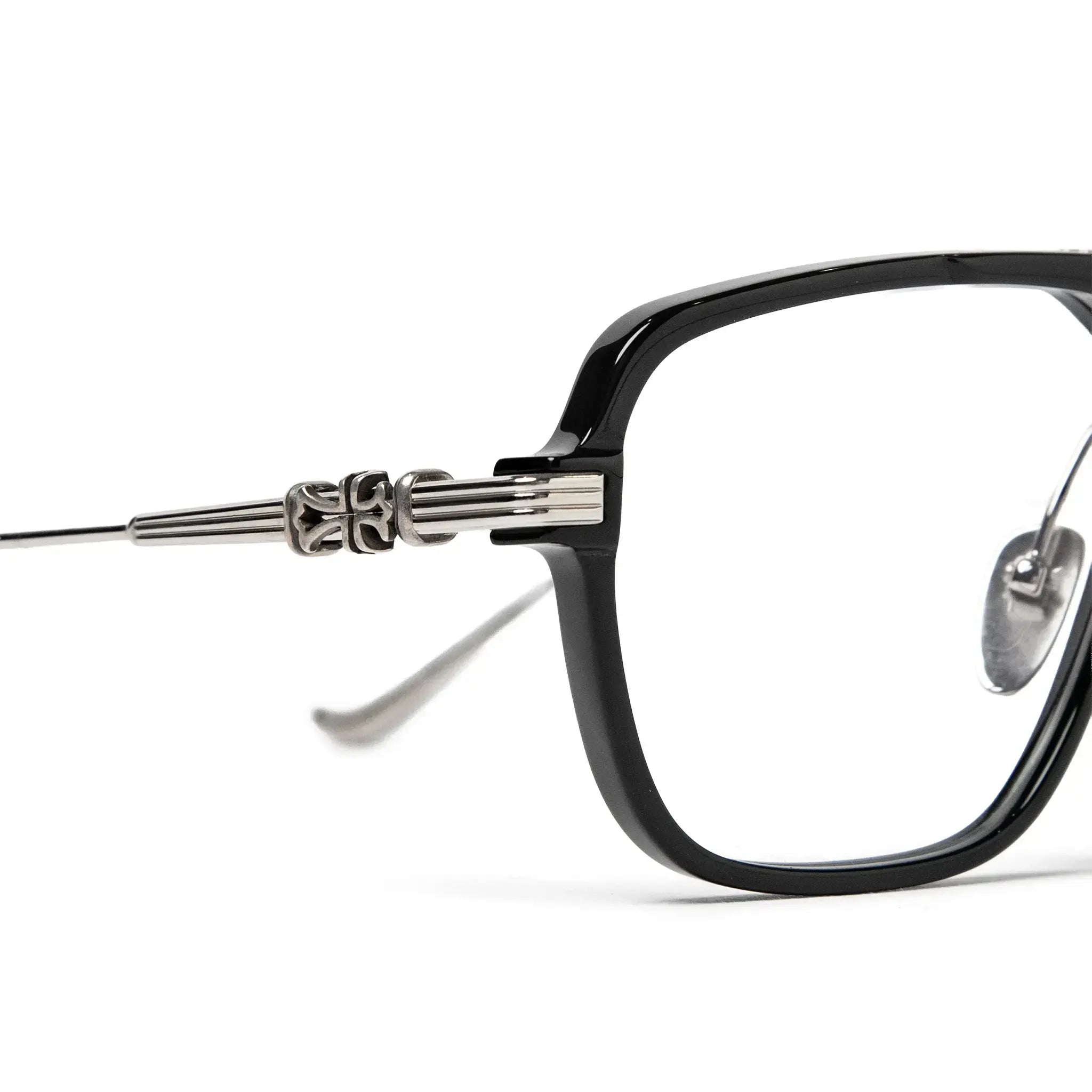 Detailed View of Chrome Hearts Init 1.9 Black Sunglasses 196664_BK/SS