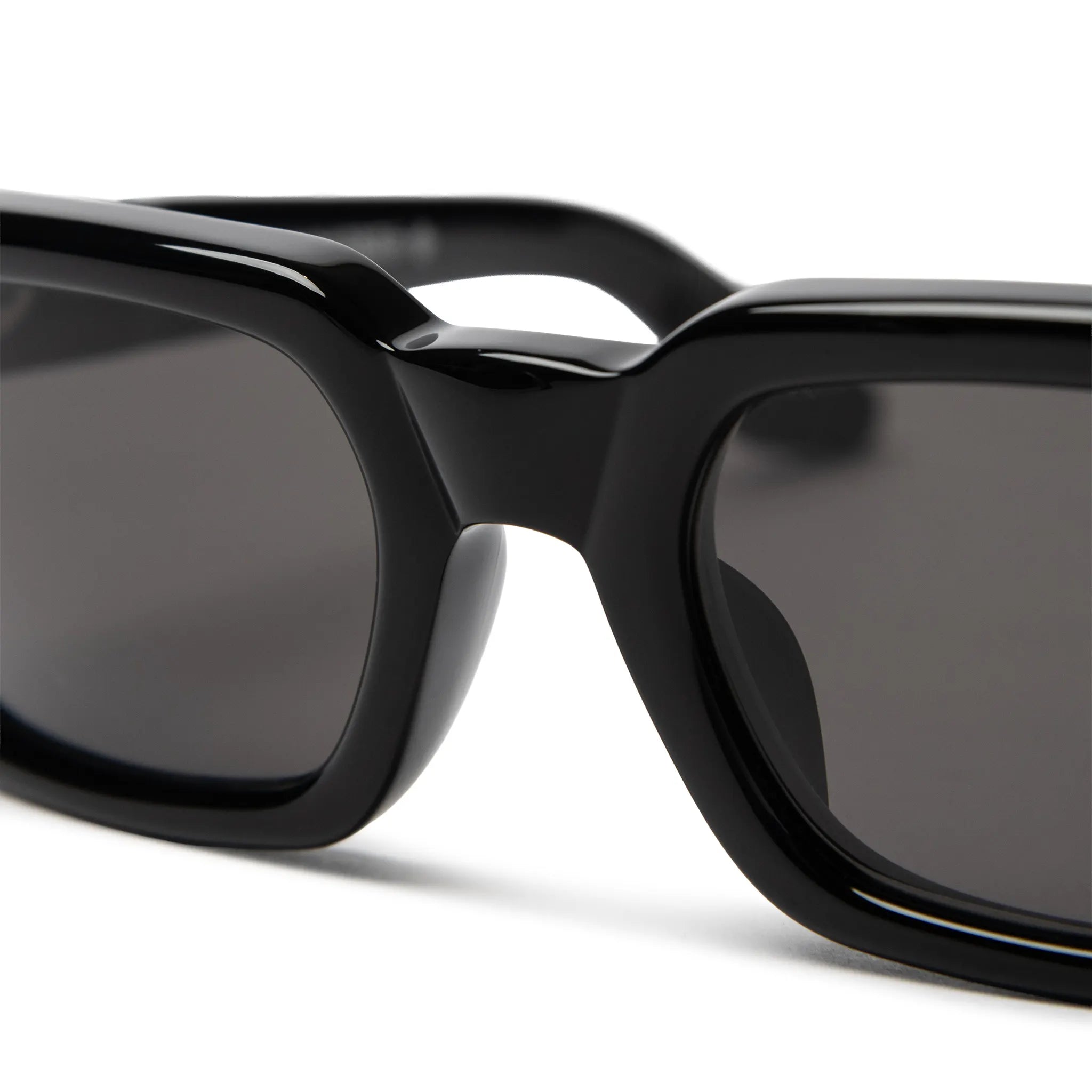 Detailed Front View of Chrome Hearts Miscellanus Black Dark Grey Sunglasses 214336_BK